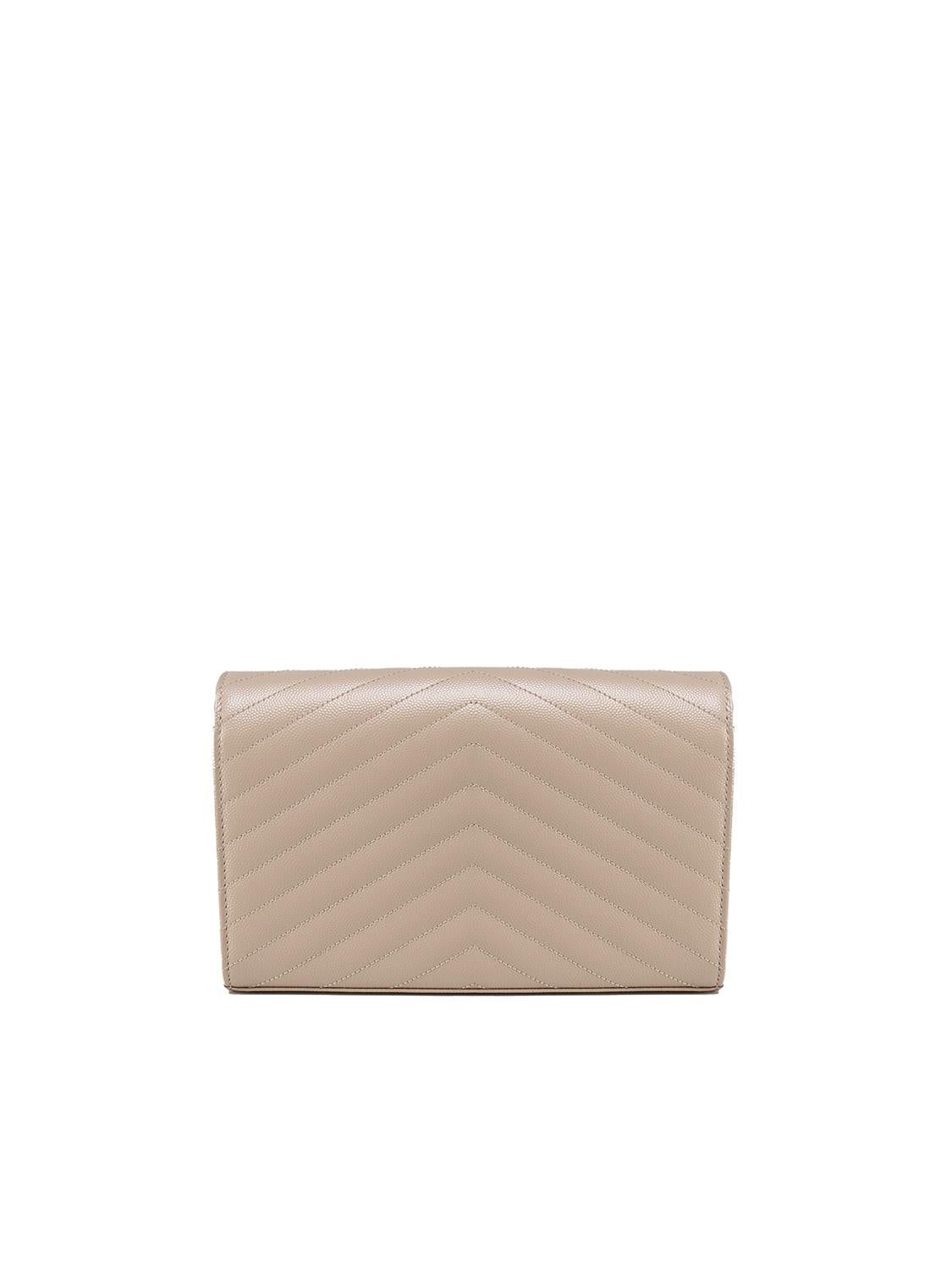 Оригінальна Pochette Con Catena Cassandre In Pelle Grain De Poudre Saint laurent – детальний вид