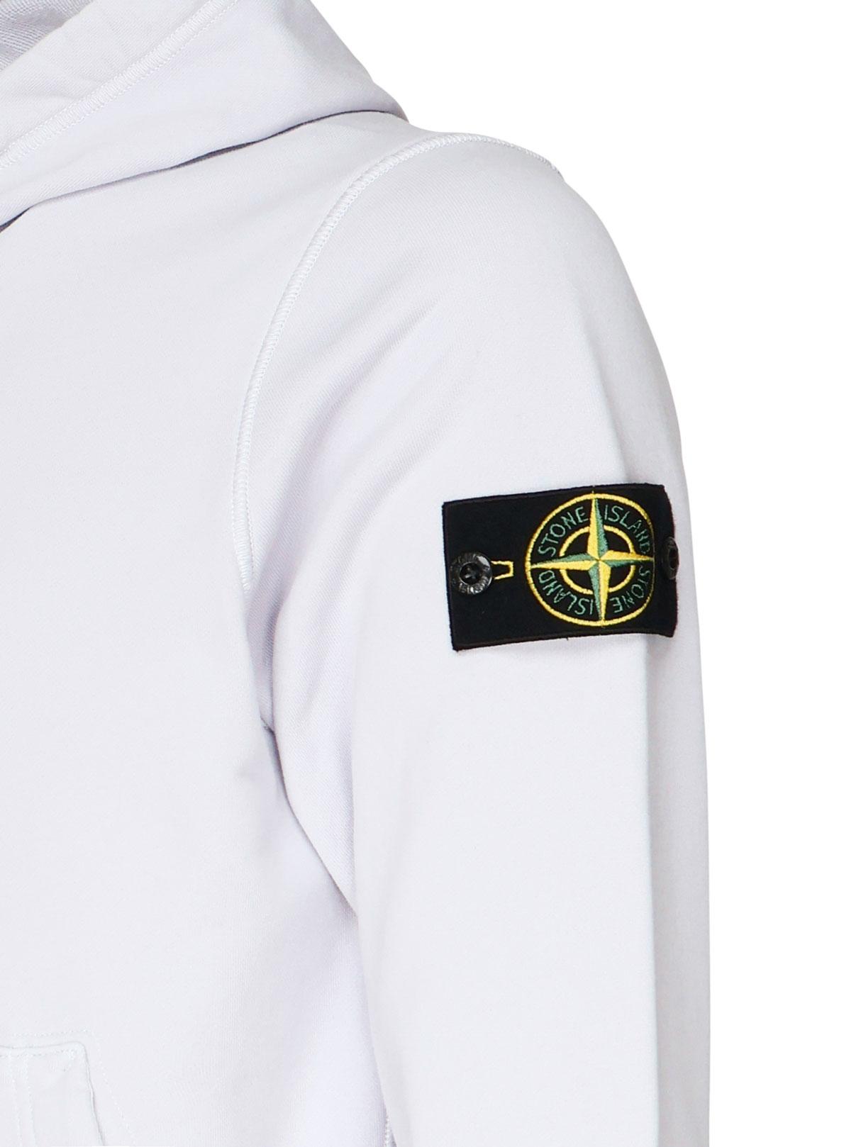 Felpa Con Cappuccio Con Coulisse E Tasche Stone island – Гарантія оригінальності – вид ззаду