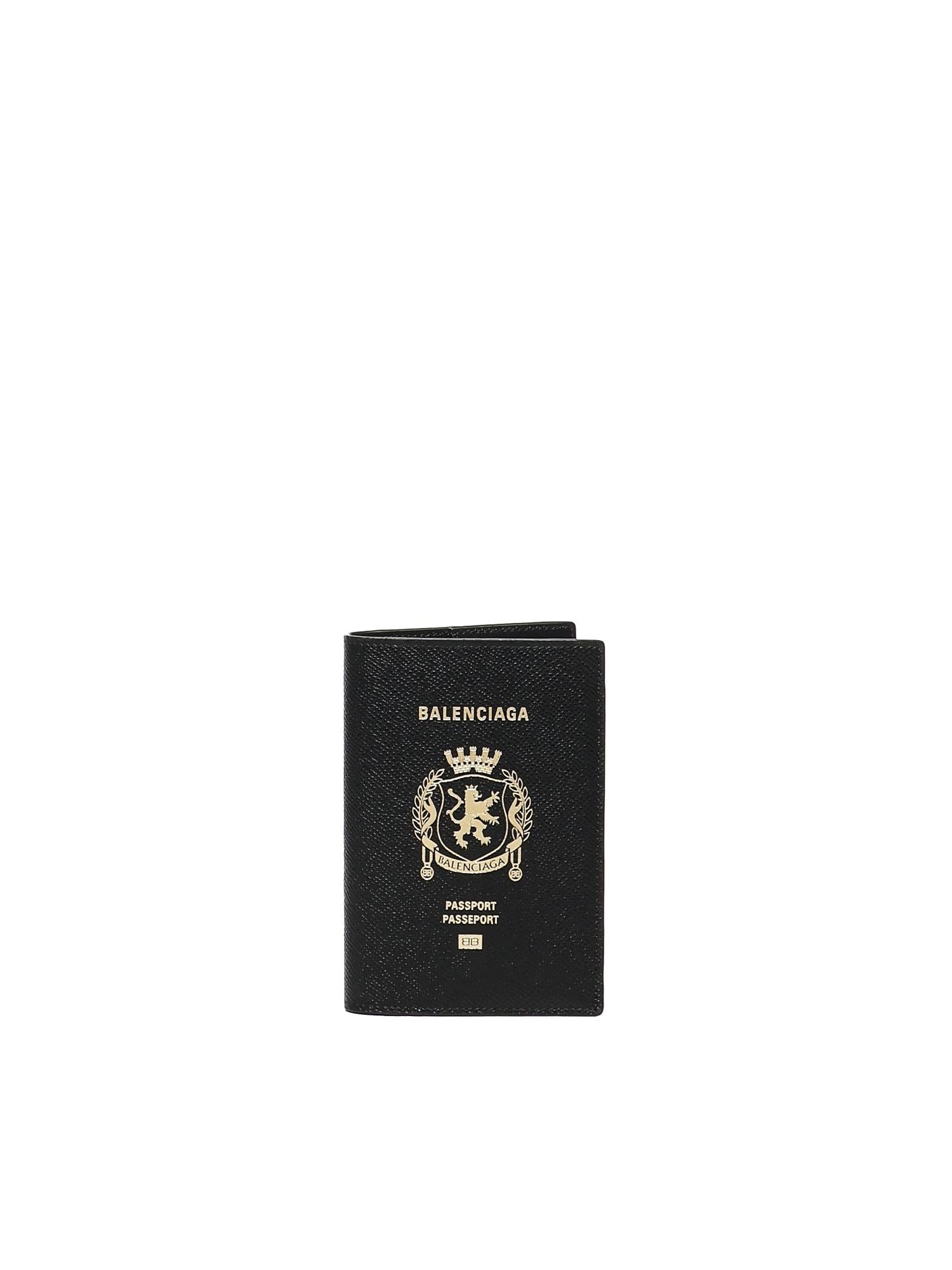 Custodia Passport In Pelle Balenciaga оригінал – Купити в Україні – боковий вид
