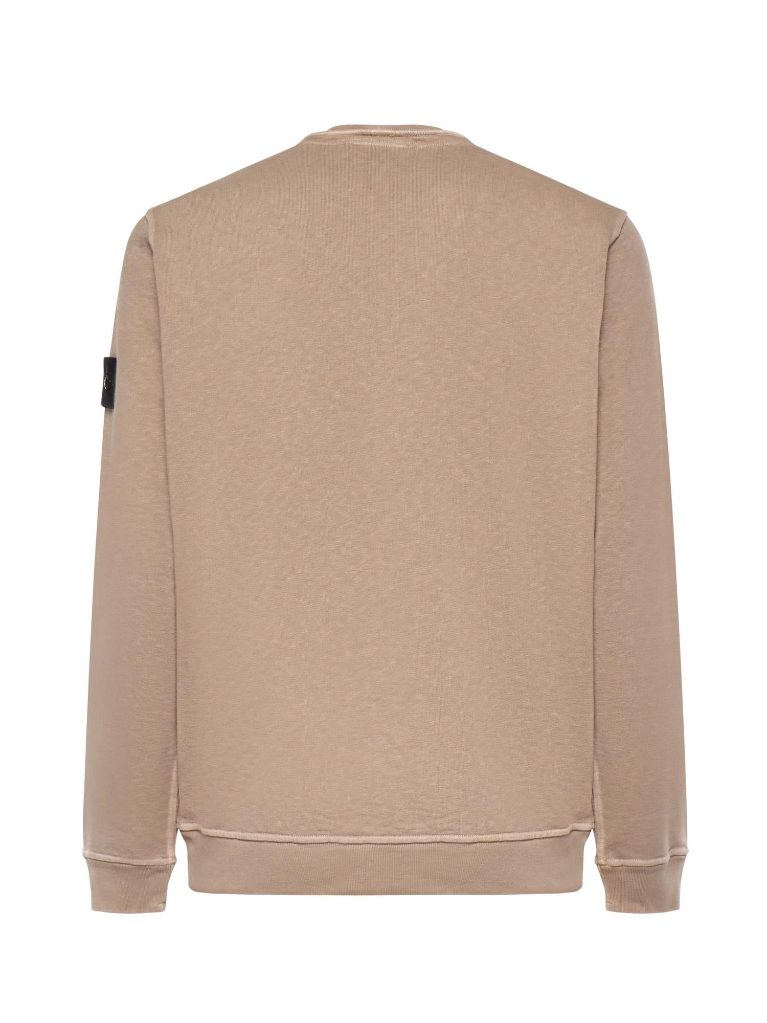 Felpa In Cotone Malfilé Con Logo Stone island оригінал – Купити в Україні – детальний вид