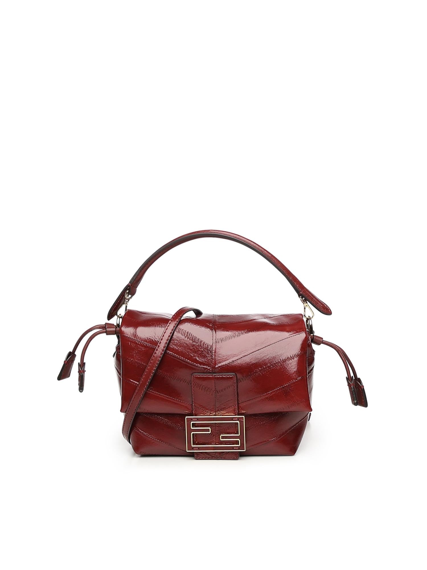 Оригінальна Minibag Mamma Baguette In Pelle Fendi – боковий вид