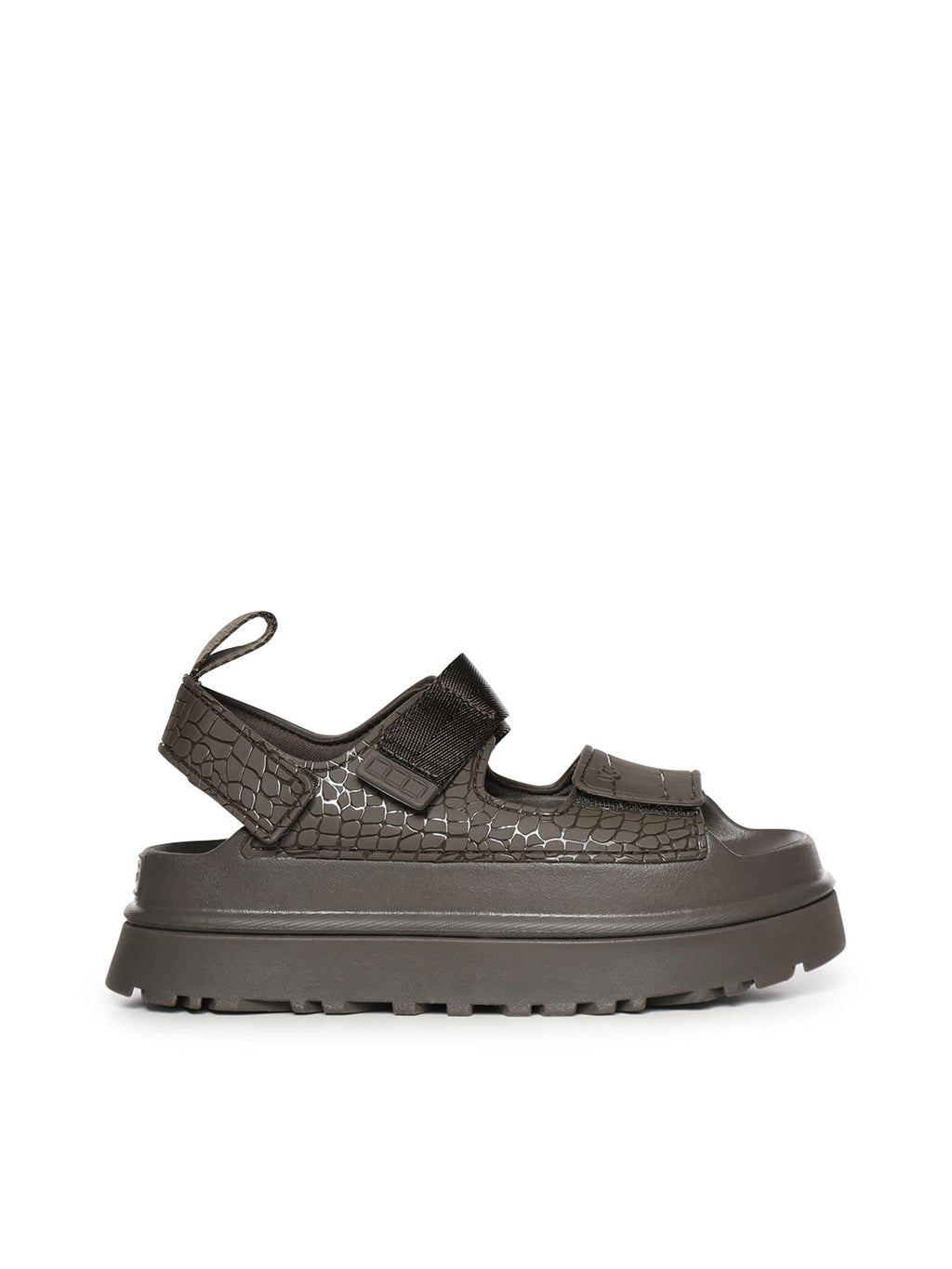 Sandali Goldenglow Embossed Ugg – Гарантія оригінальності – боковий вид