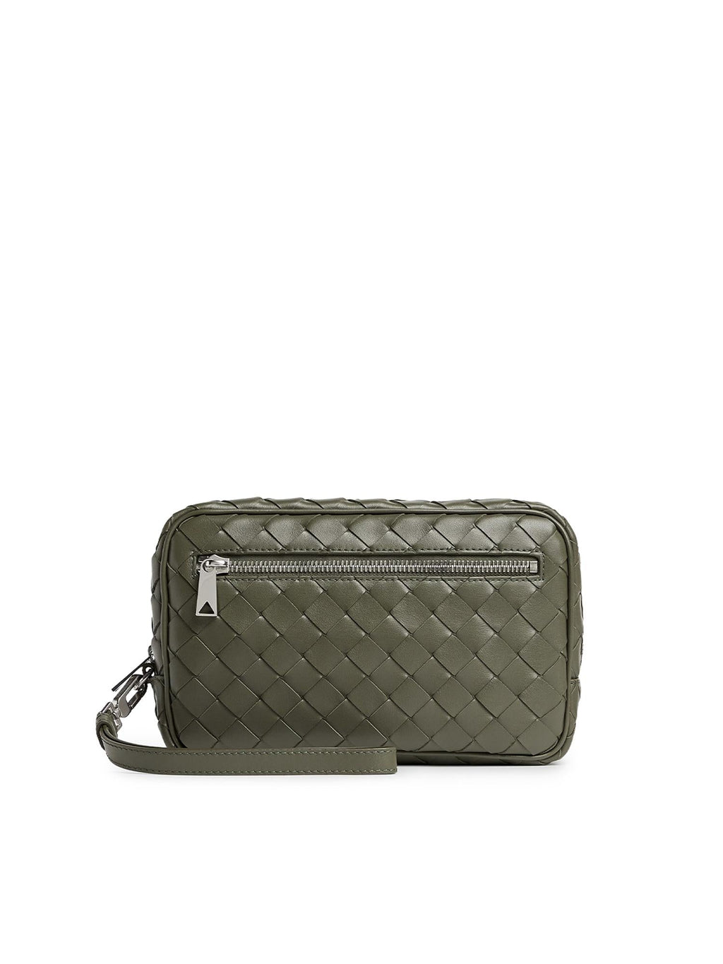 Pochette Intrecciato Con Cinturino Bottega veneta – Гарантія оригінальності – боковий вид