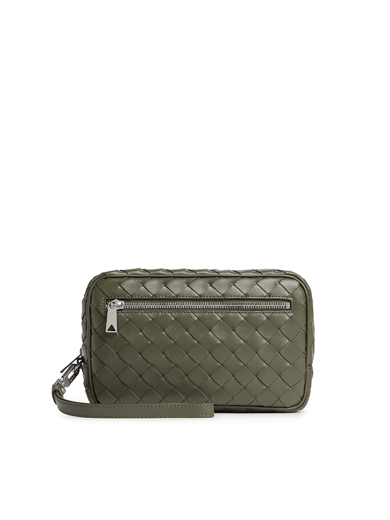 Pochette Intrecciato Con Cinturino Bottega veneta – Гарантія оригінальності – боковий вид