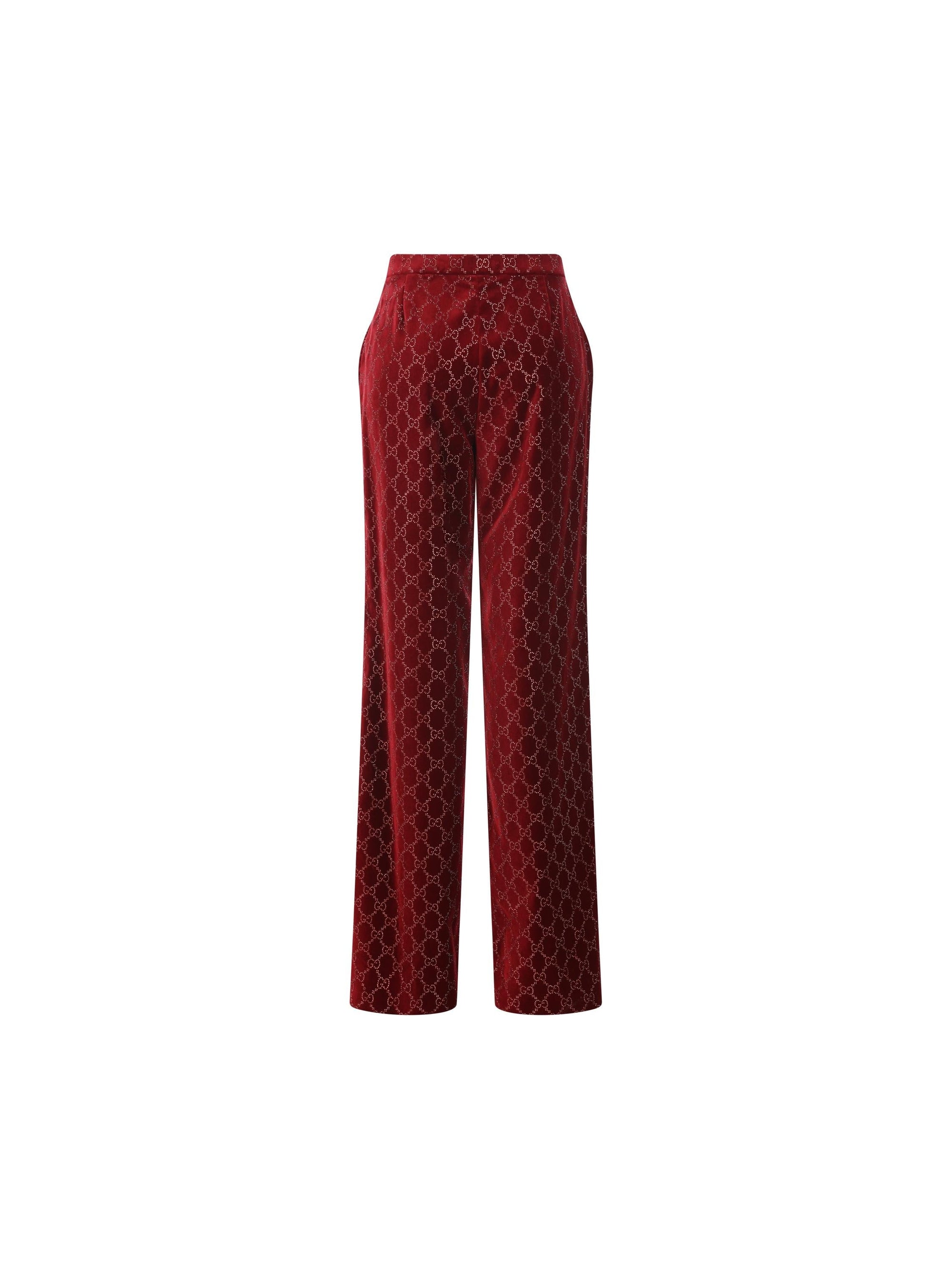 Оригінальна Cotton And Elastane Trousers Gucci – вид ззаду