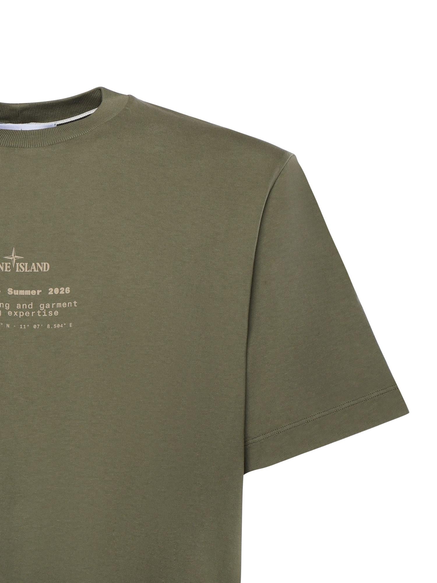 T-Shirt Con Stampa Stone Stone island оригінал – Купити в Україні – вид ззаду