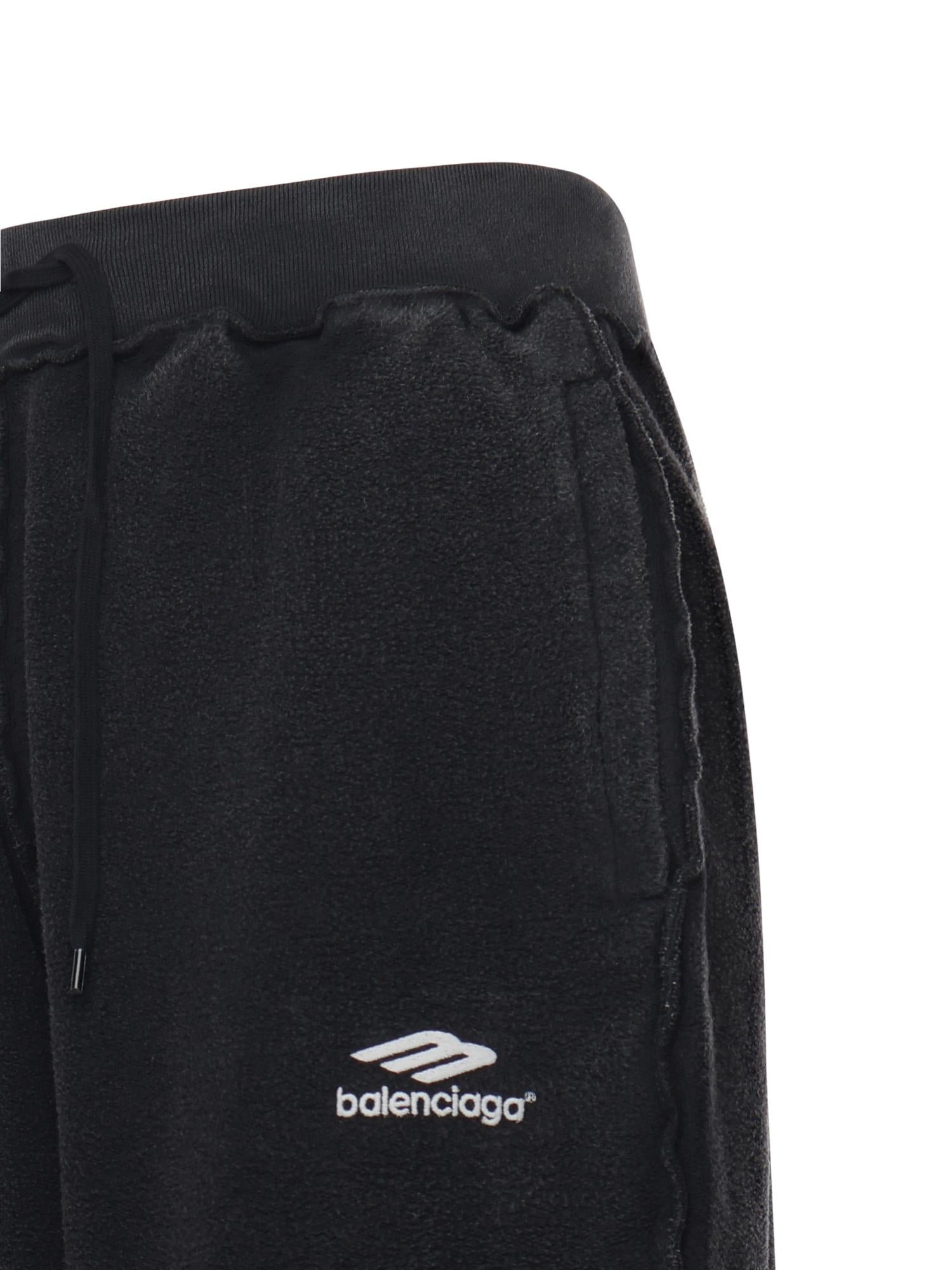 Оригінальна Pantaloni Da Tuta Inside-Out 3b Sports Icon In Pile Dry Balenciaga – вид ззаду