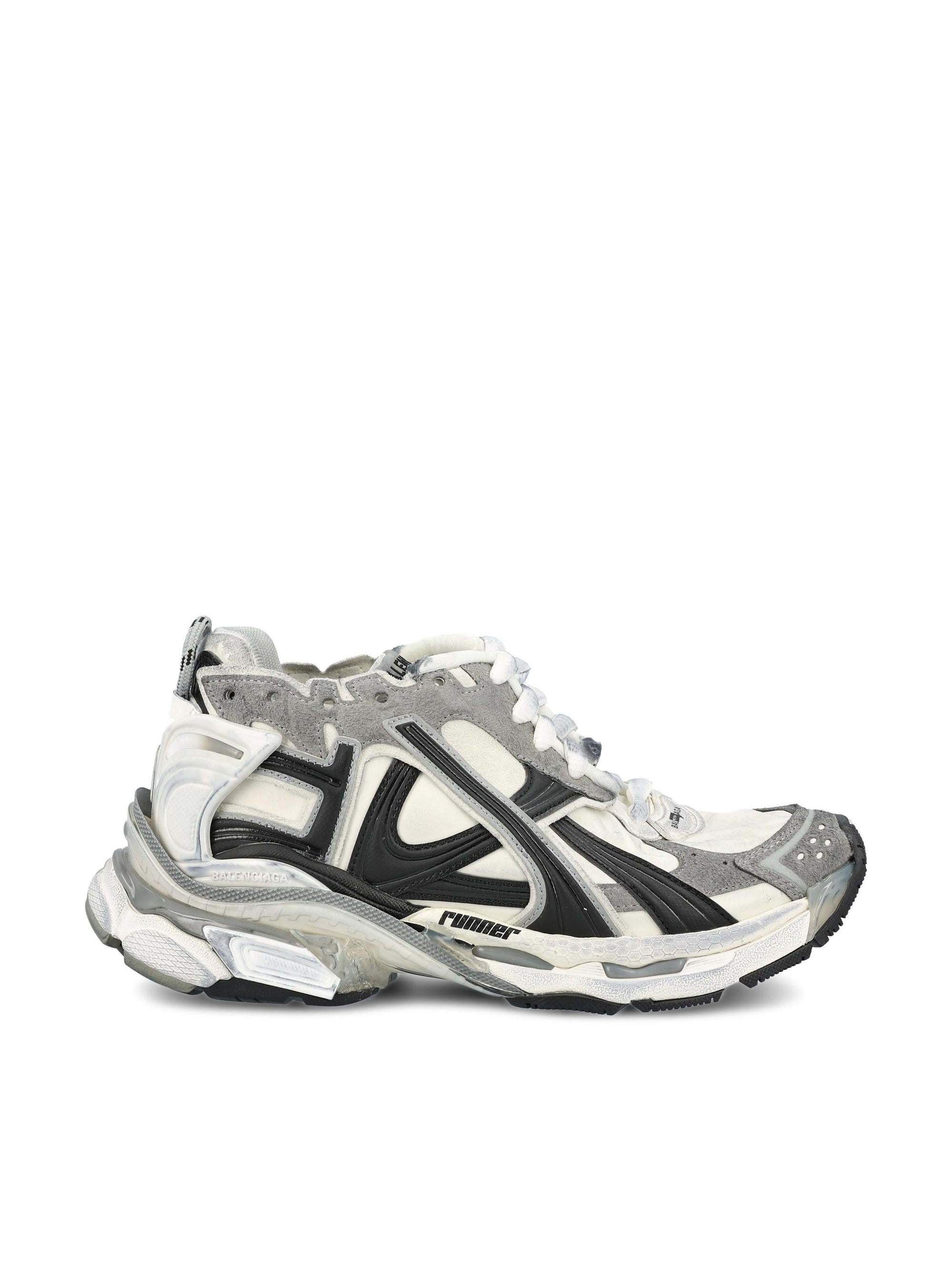 Оригінальна Sneakers Runner In Mesh Balenciaga – боковий вид