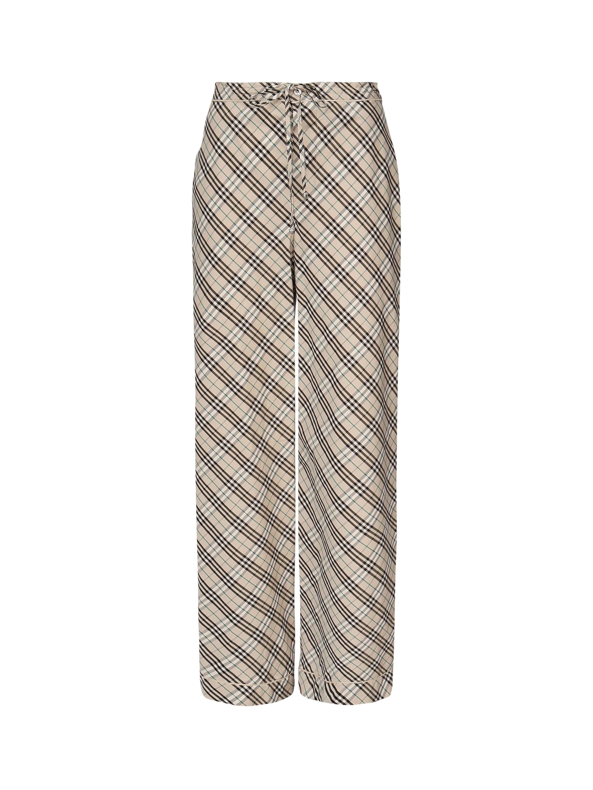 Pantaloni A Quadri Burberry – Гарантія оригінальності – боковий вид