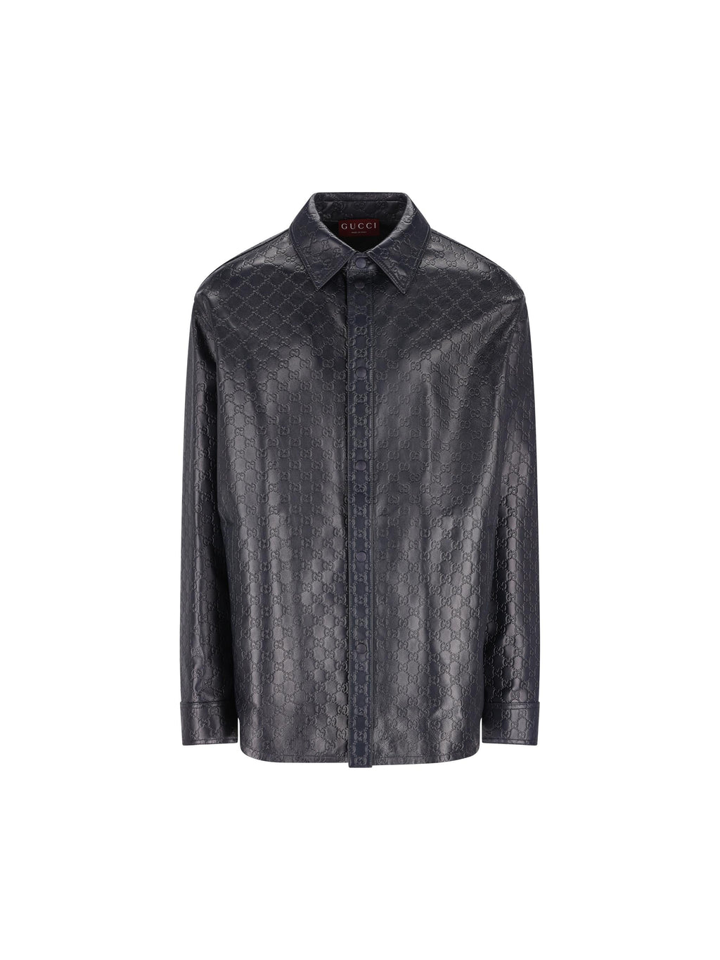 Leather Shirt Gg Gucci – Гарантія оригінальності – боковий вид