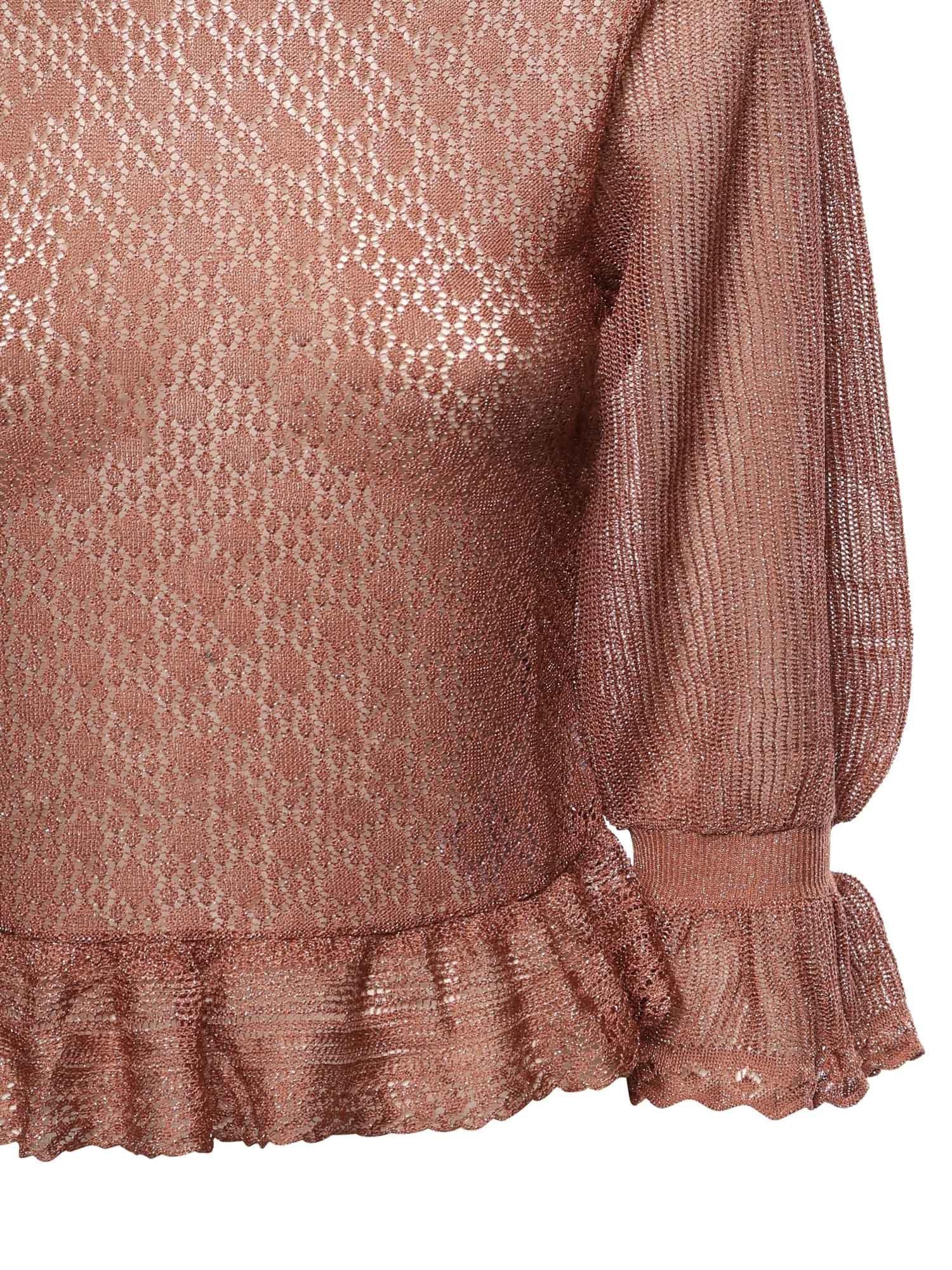Pullover Con Volant In Maglia DI Lurex Chloe – Гарантія оригінальності – вид ззаду