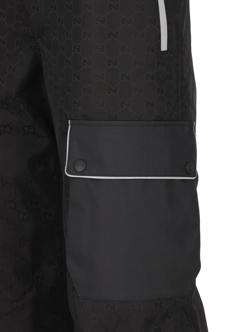 Trousers In Gg Fabric Gucci – Гарантія оригінальності – детальний вид