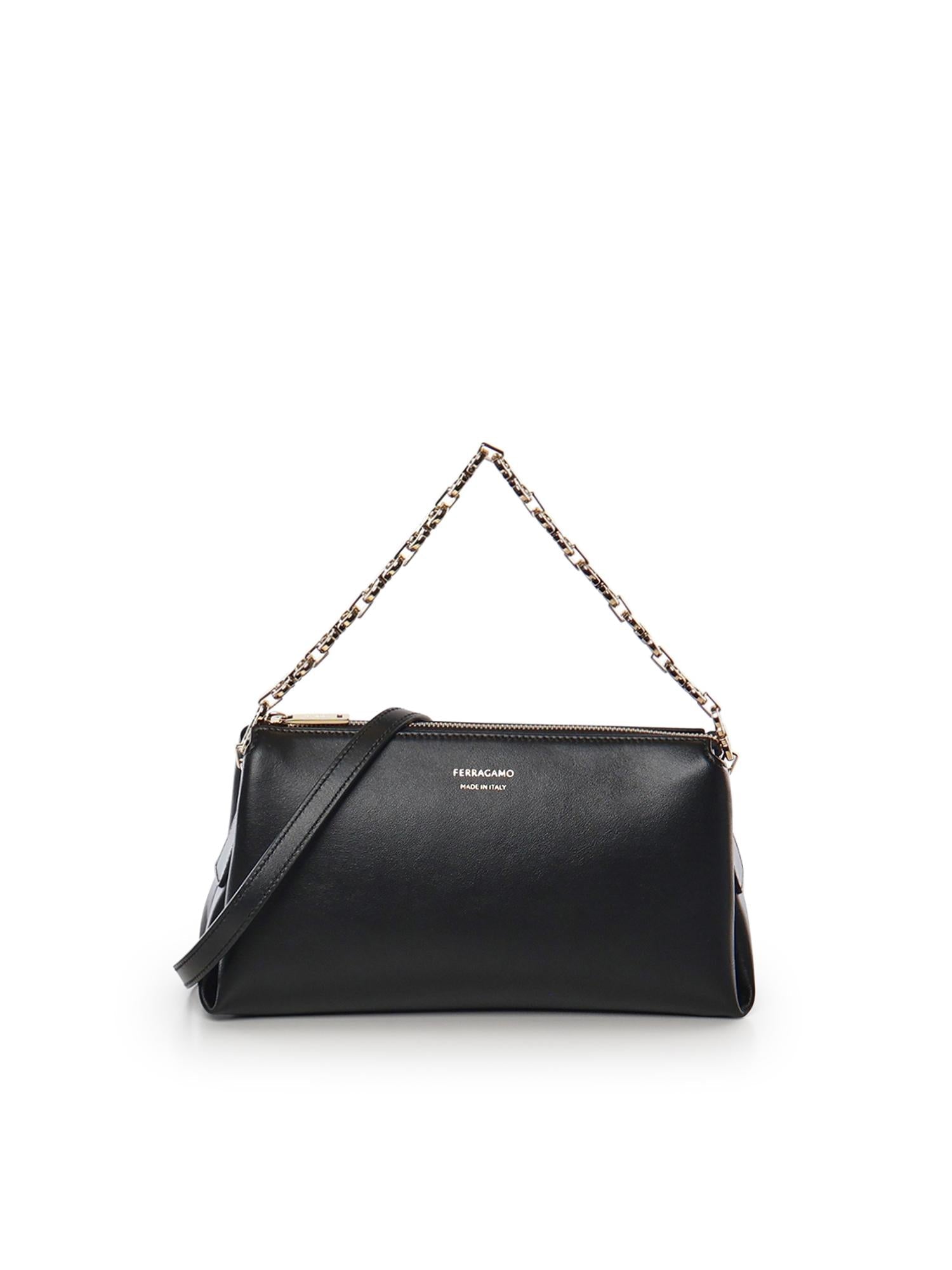 Оригінальна Mini Bag In Pelle Con Logo Salvatore ferragamo – боковий вид