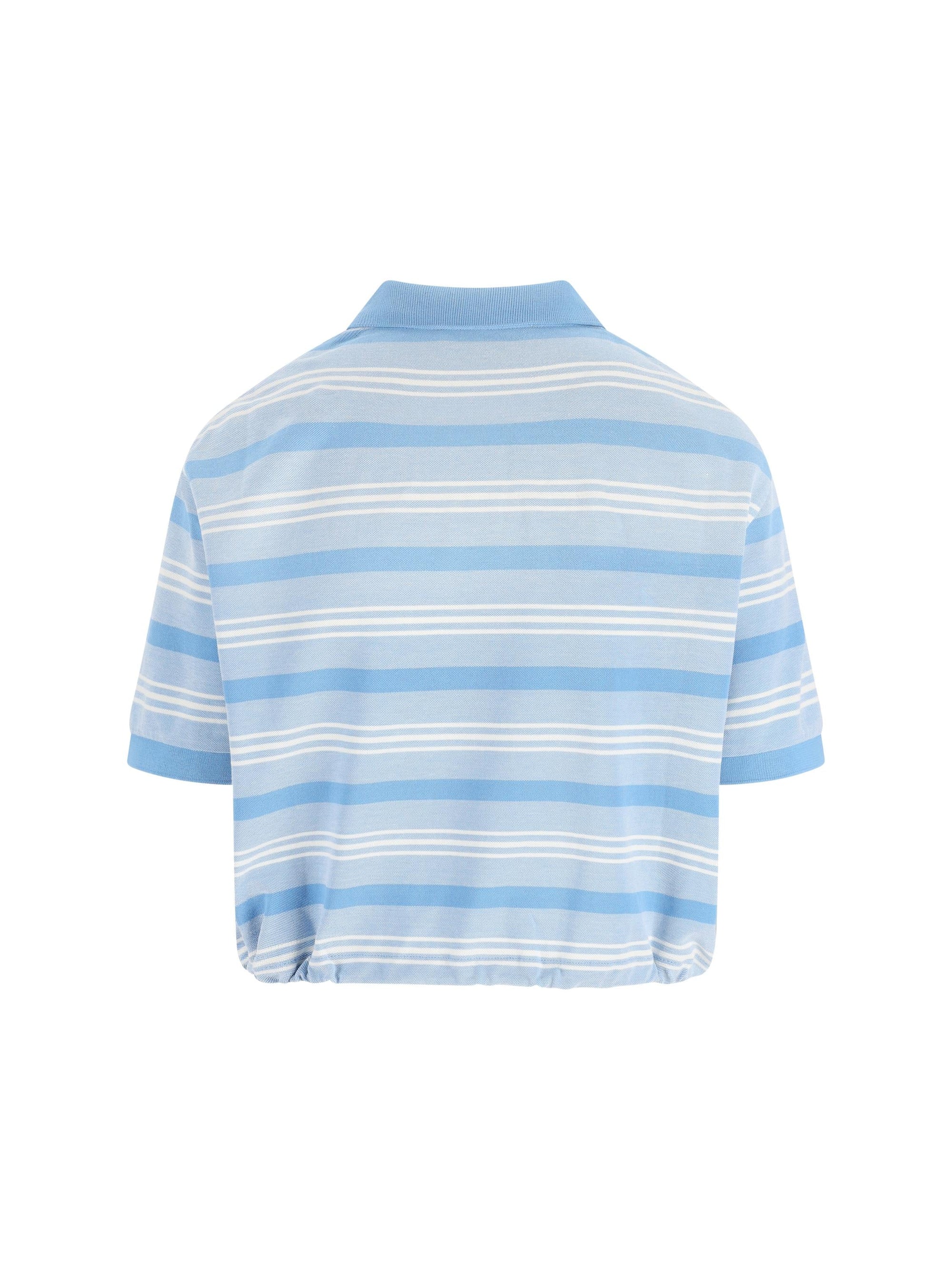 Cotton Polo Shirt Prada – Гарантія оригінальності – вид ззаду