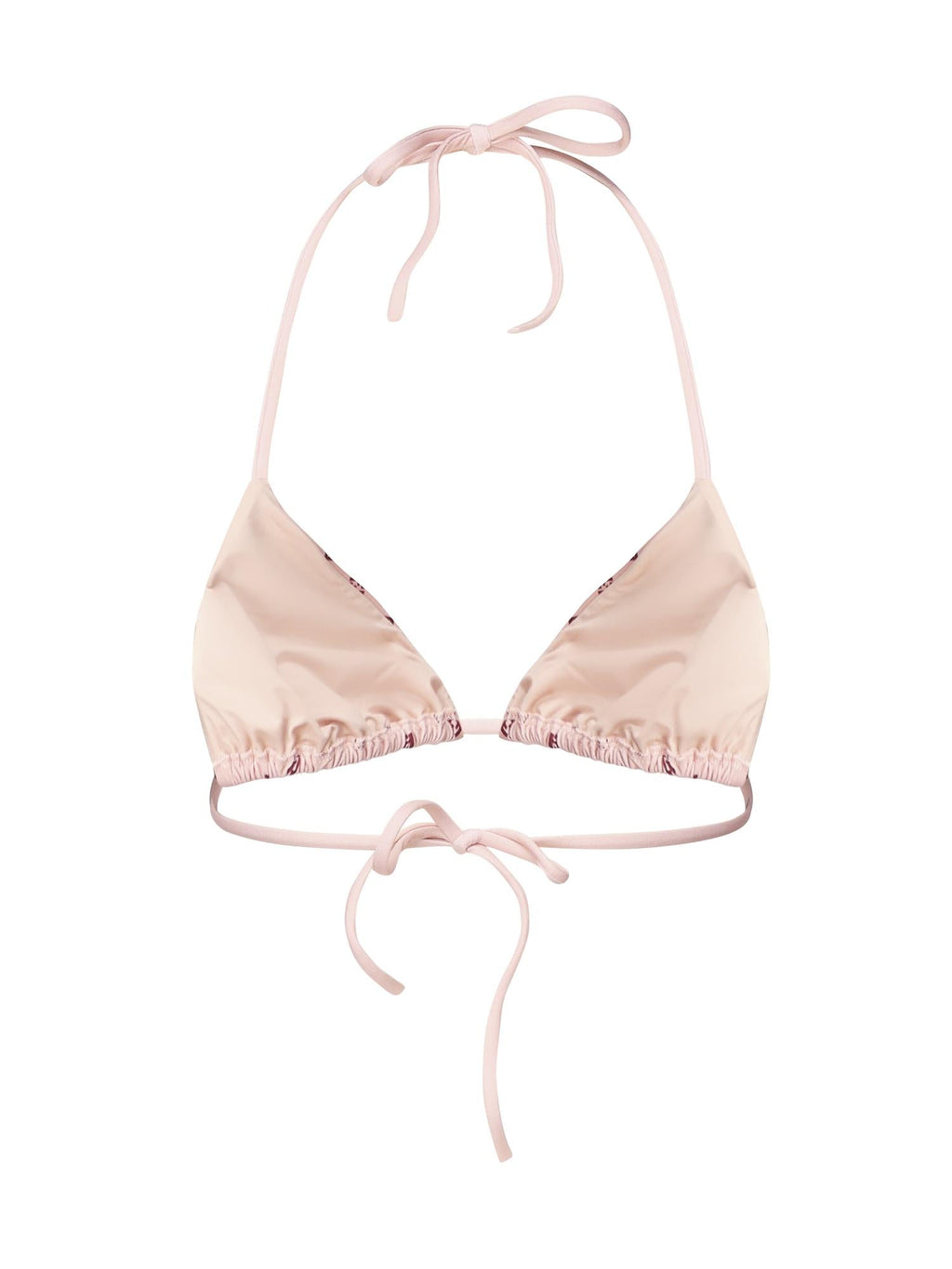 Top Bikini A Triangolo Con Stampa Micro Fendi оригінал – Купити в Україні – боковий вид