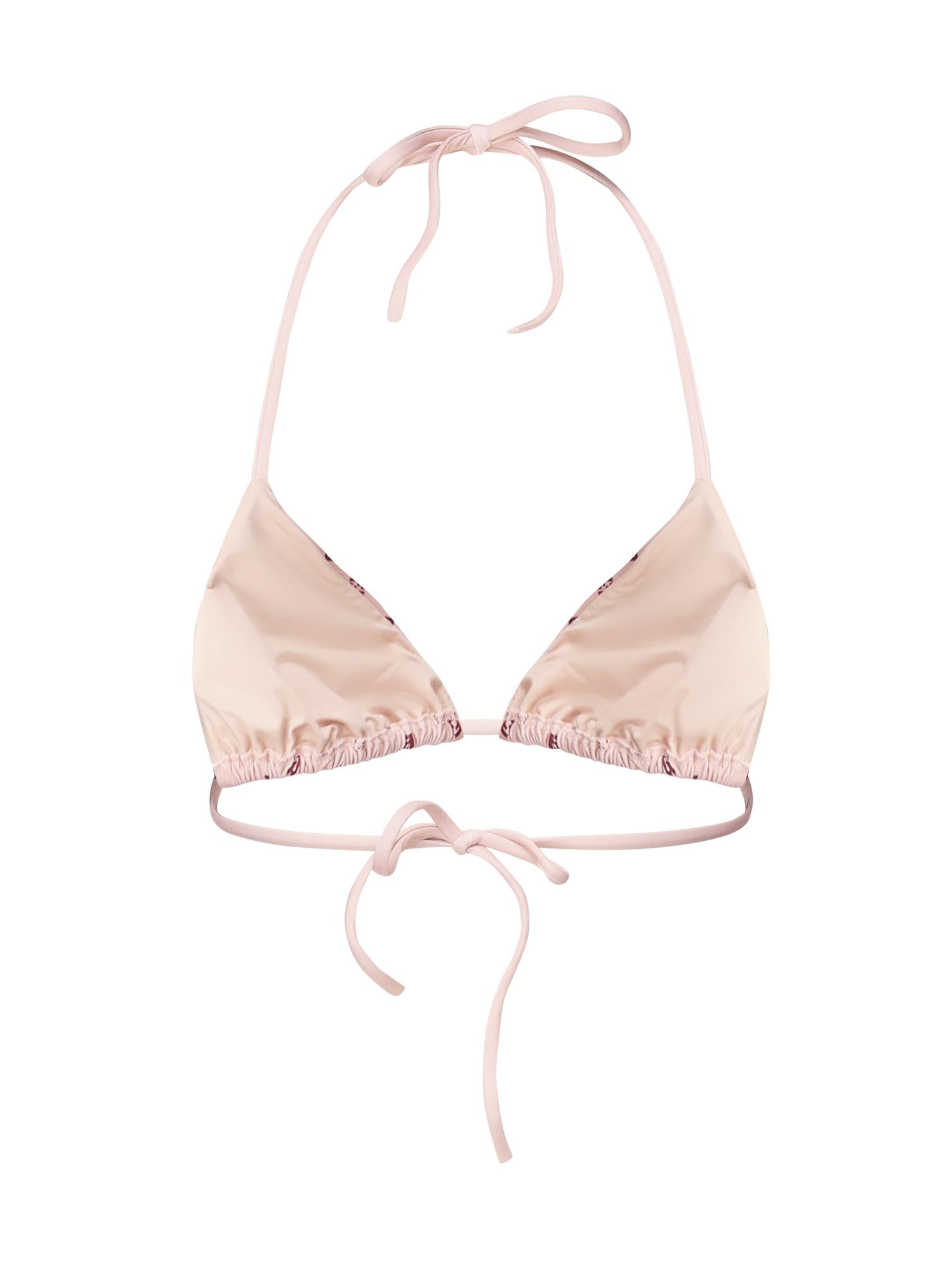 Top Bikini A Triangolo Con Stampa Micro Fendi оригінал – Купити в Україні – боковий вид