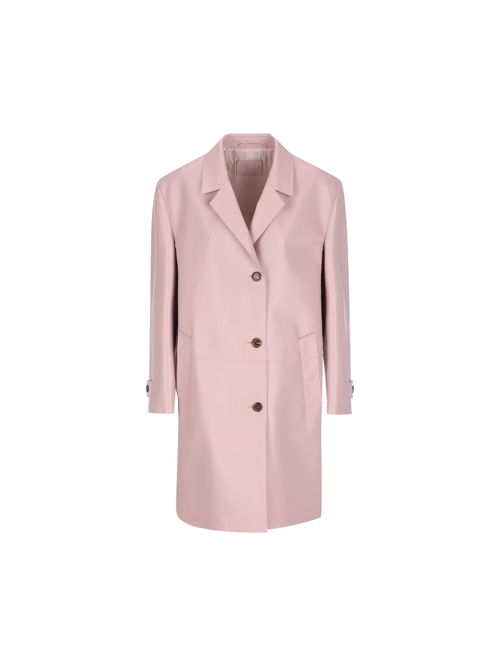 Оригінальна Nappa Leather Coat Prada – боковий вид