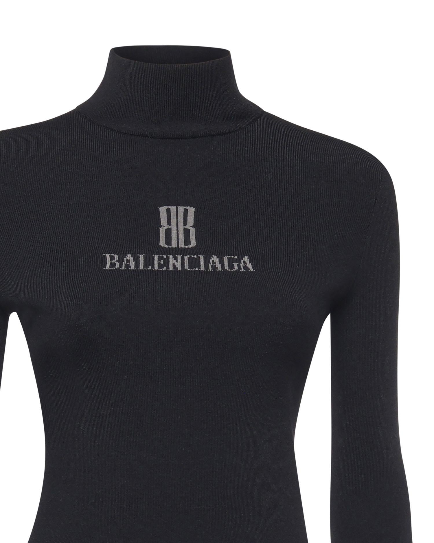 Pullover Con Logo Lettering Balenciaga – Гарантія оригінальності – вид ззаду