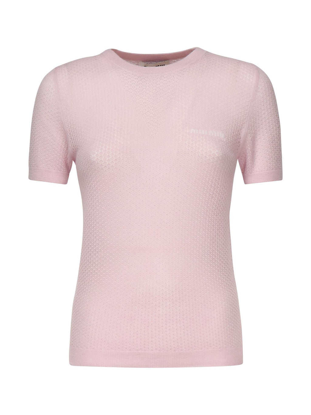 Maglia In Cashmere Con Logo Miu miu – Гарантія оригінальності – боковий вид