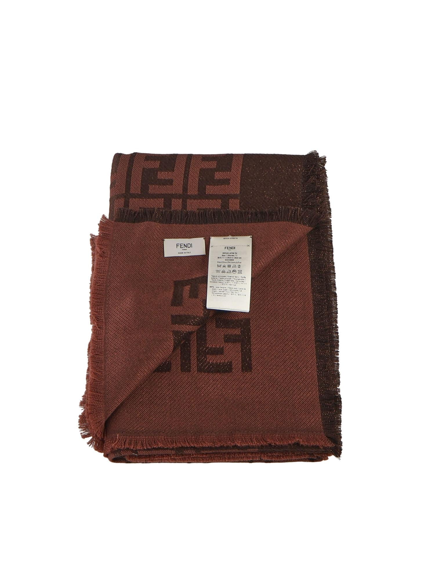 Scialle Ff Jacquard Fendi – Гарантія оригінальності – детальний вид