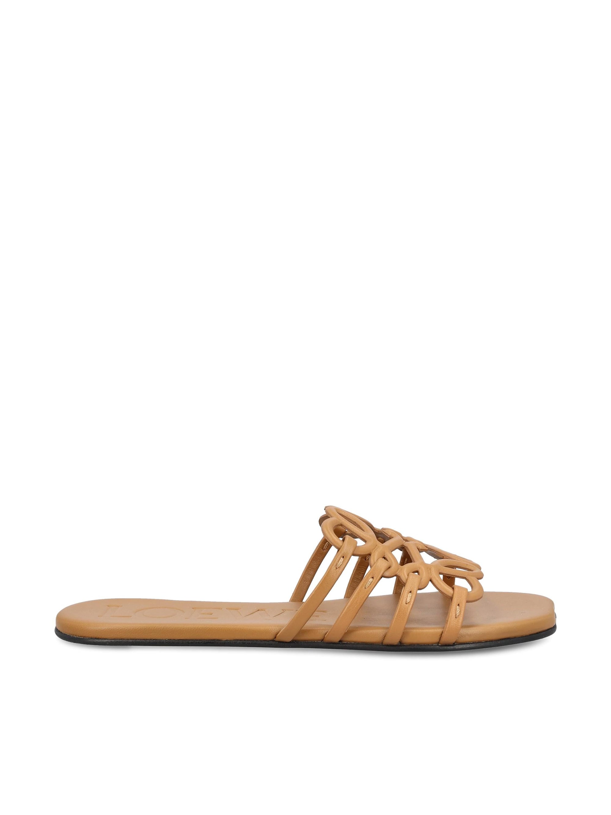 Оригінальна Petal Anagram Leather Sandals Loewe – боковий вид