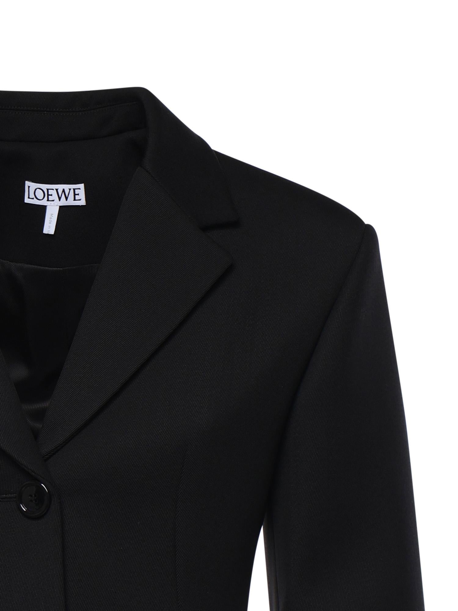 Giacca In Lana Loewe – Гарантія оригінальності – вид ззаду