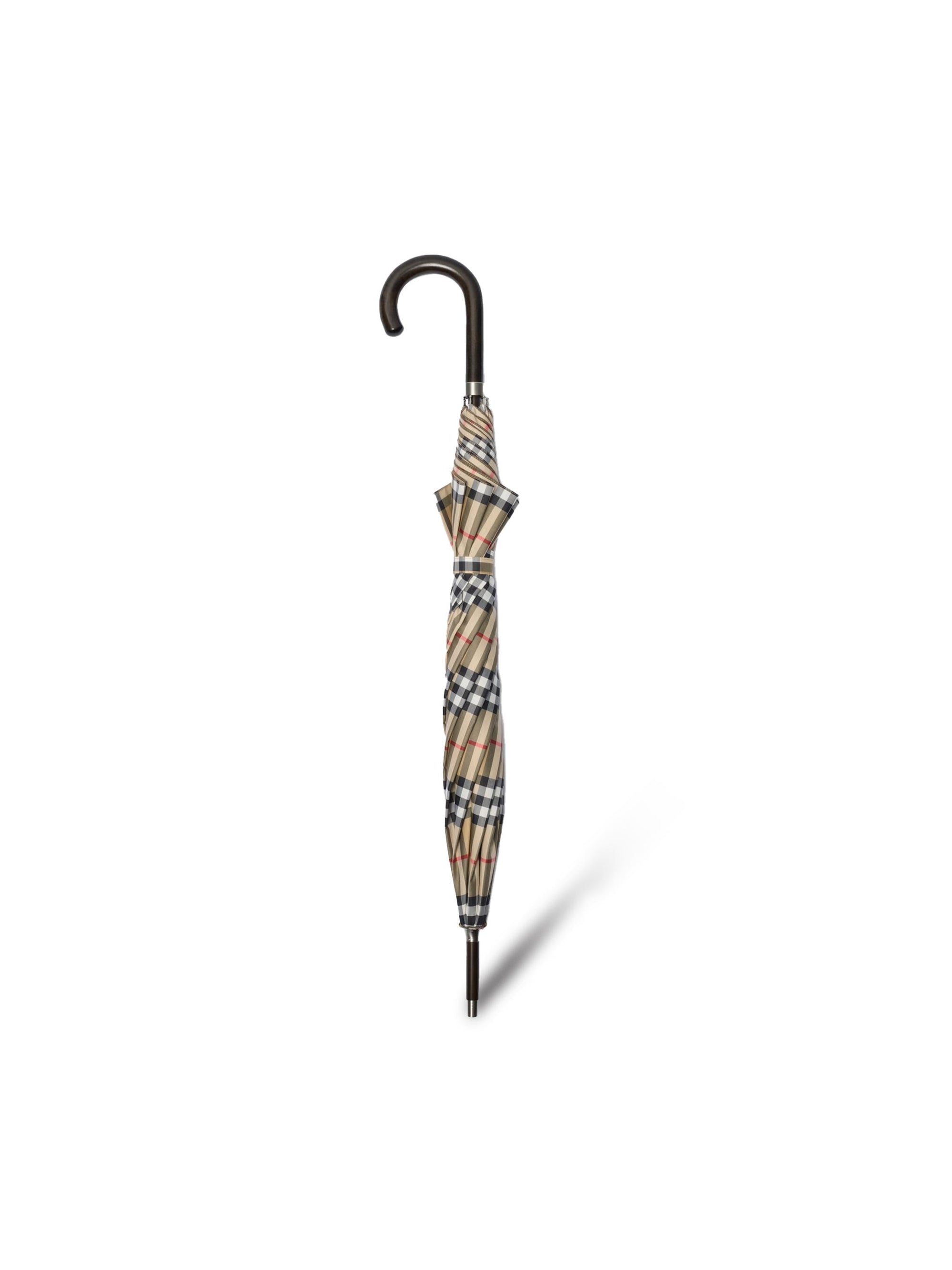 Оригінальна Walk Through Check Umbrella Burberry – боковий вид