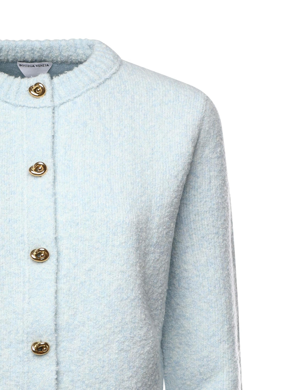 Cardigan In Lana Bouclé Bottega veneta оригінал – Купити в Україні – вид ззаду