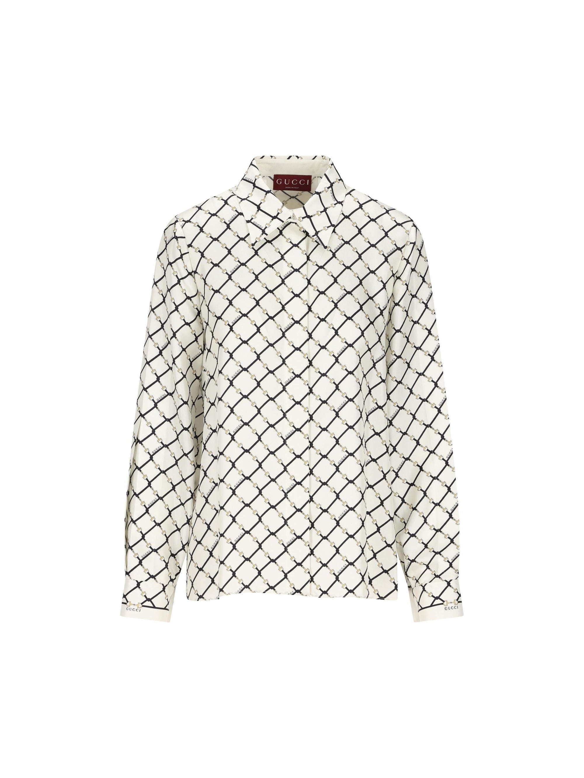 Camicia In Twill DI Seta Gucci оригінал – Купити в Україні – боковий вид