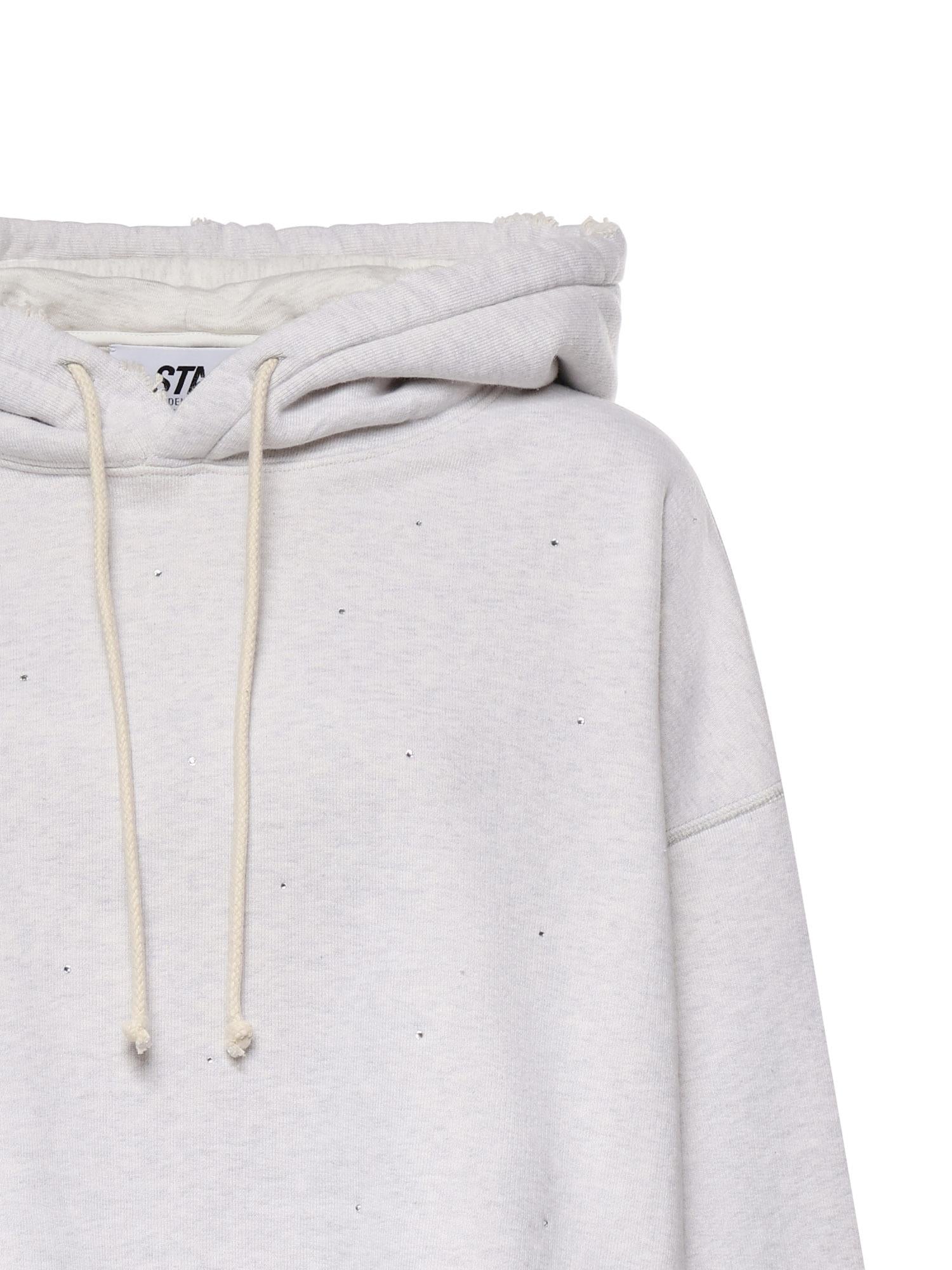 Felpa Cropped Star In Cotone Golden goose оригінал – Купити в Україні – вид ззаду