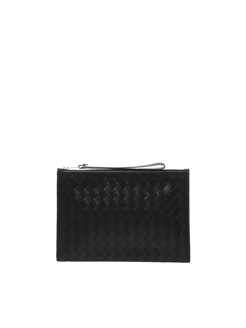 Pochette Intrecciato Con Zip Bottega veneta – Гарантія оригінальності – боковий вид