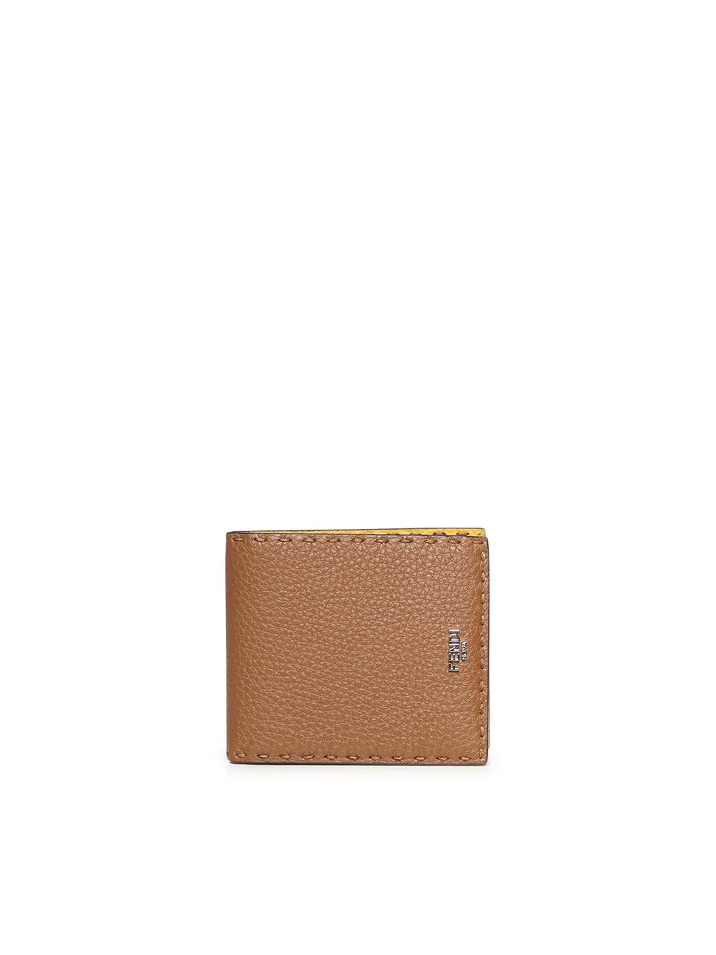 Оригінальна Portafoglio Selleria Bi-Fold Con Logo Fendi – боковий вид