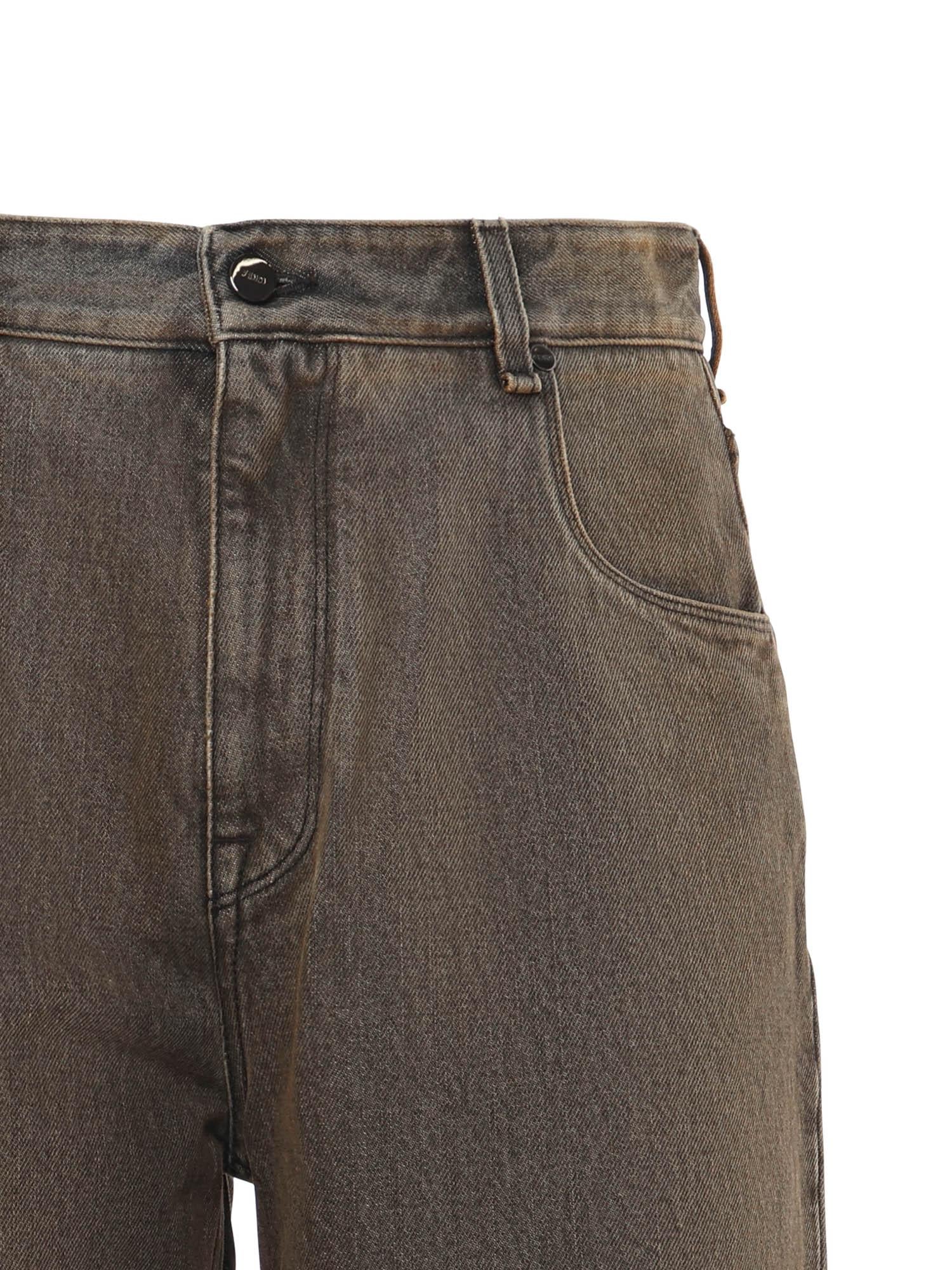 Jeans Lunghi In Denim DI Cotone Fendi оригінал – Купити в Україні – вид ззаду