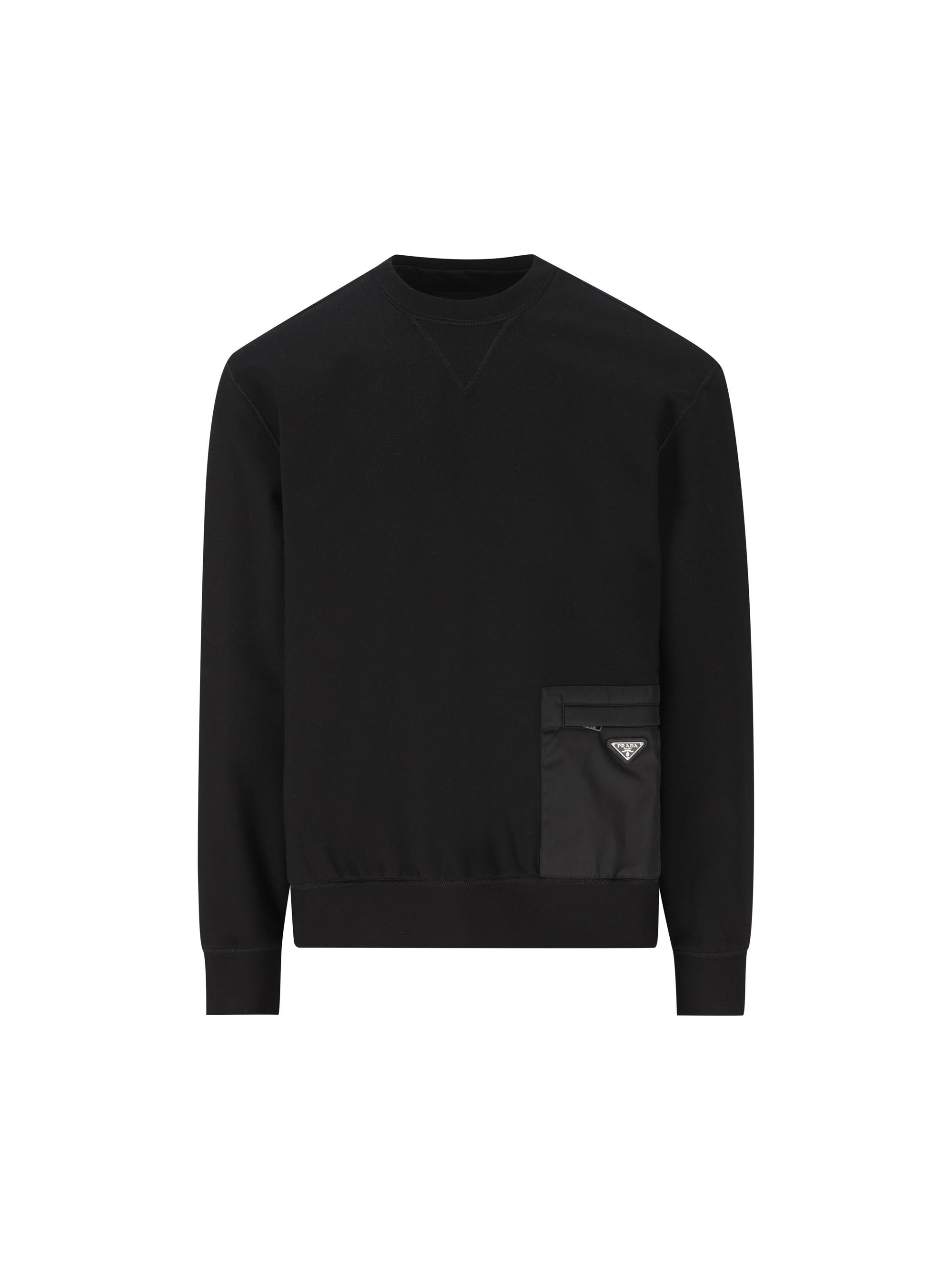 Technical Fabric Sweatshirt Prada оригінал – Купити в Україні – боковий вид