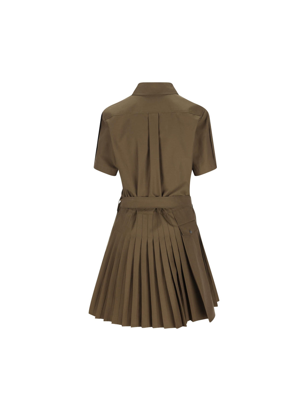 Pleated Cotton Dress Loewe – Гарантія оригінальності – вид ззаду