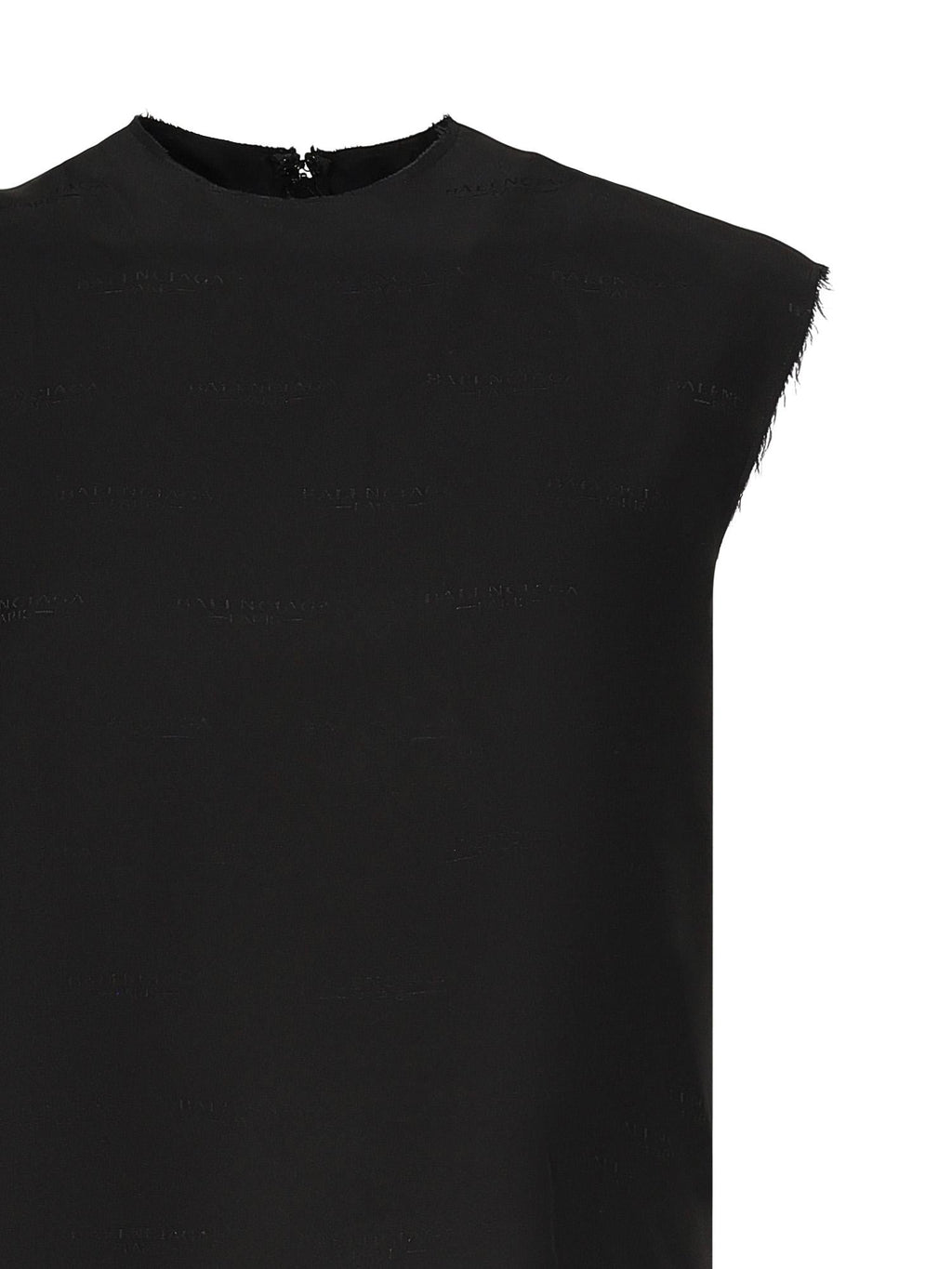 Top Smanicato In Jacquard DI Seta Balenciaga – Гарантія оригінальності – вид ззаду