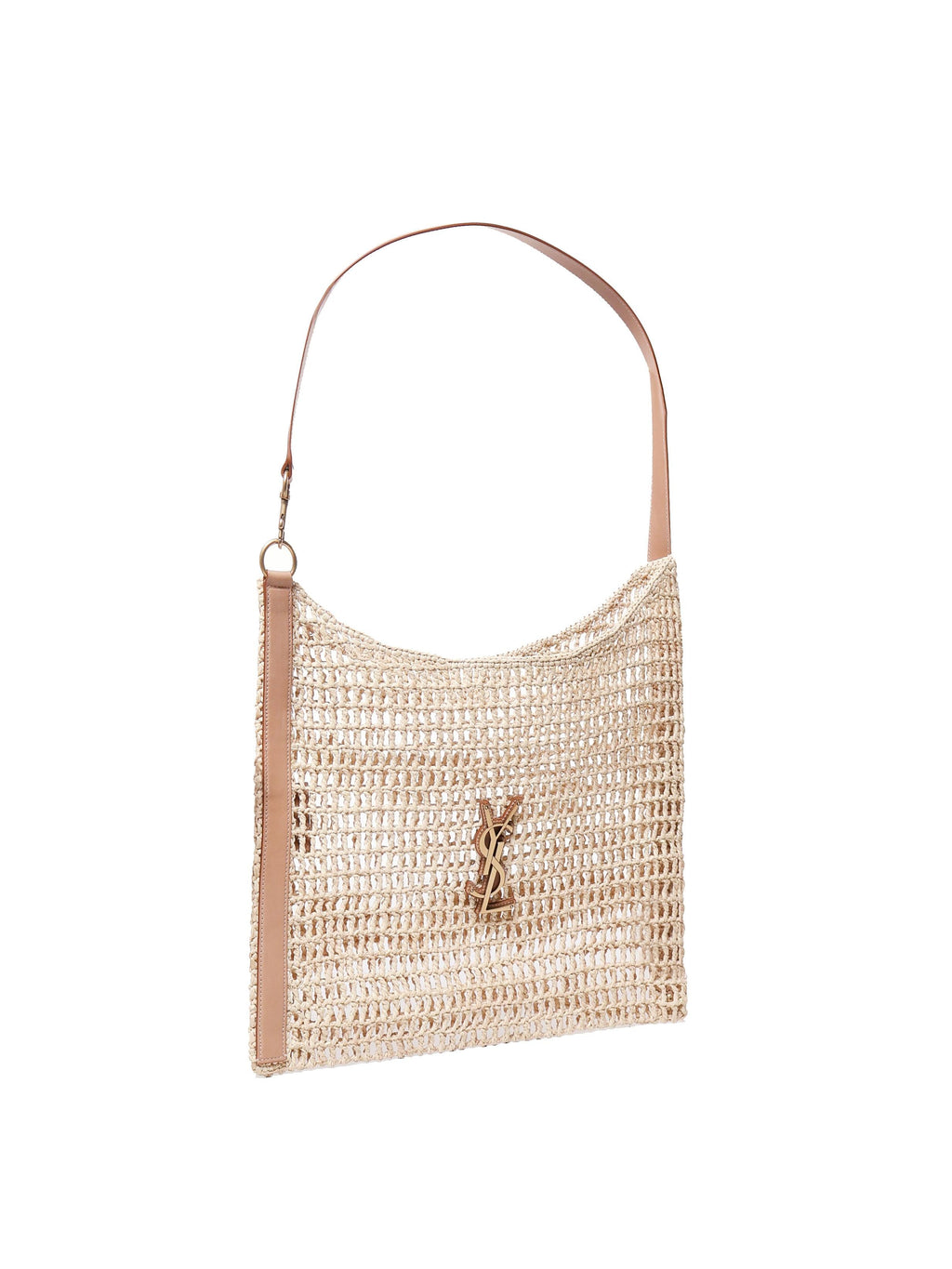 Borsa Oxalis In Rafia Macramè Saint laurent – Гарантія оригінальності – вид ззаду