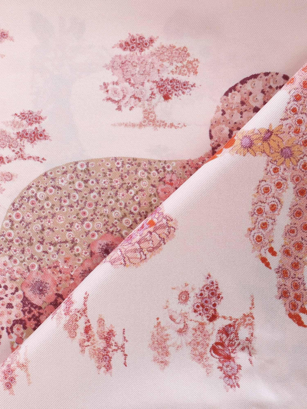 Foulard In Seta Con Stampa Salvatore ferragamo – Гарантія оригінальності – вид ззаду