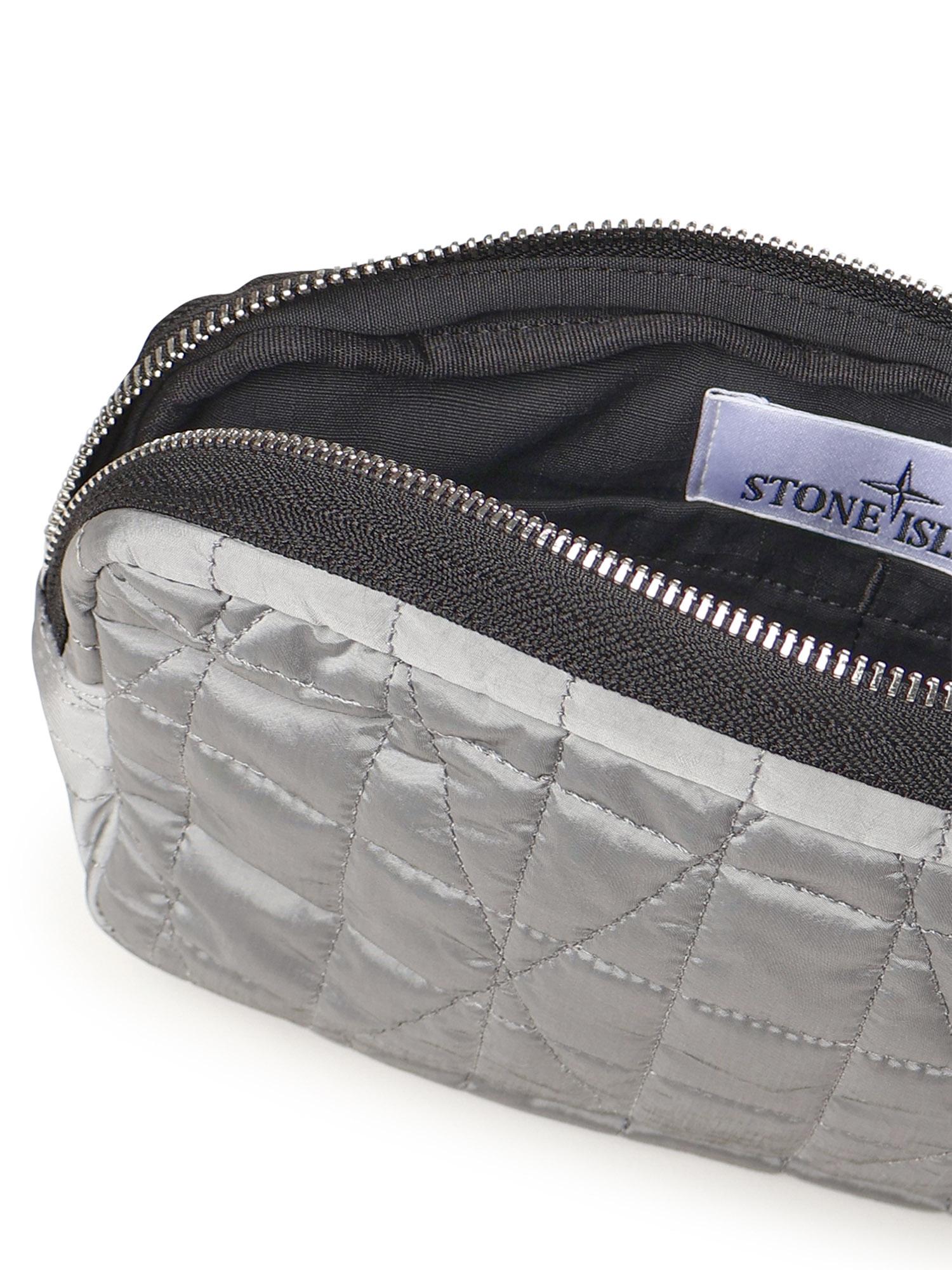 Pochette In Nylon Metal Con Logo Stone island оригінал – Купити в Україні – збільшений вид