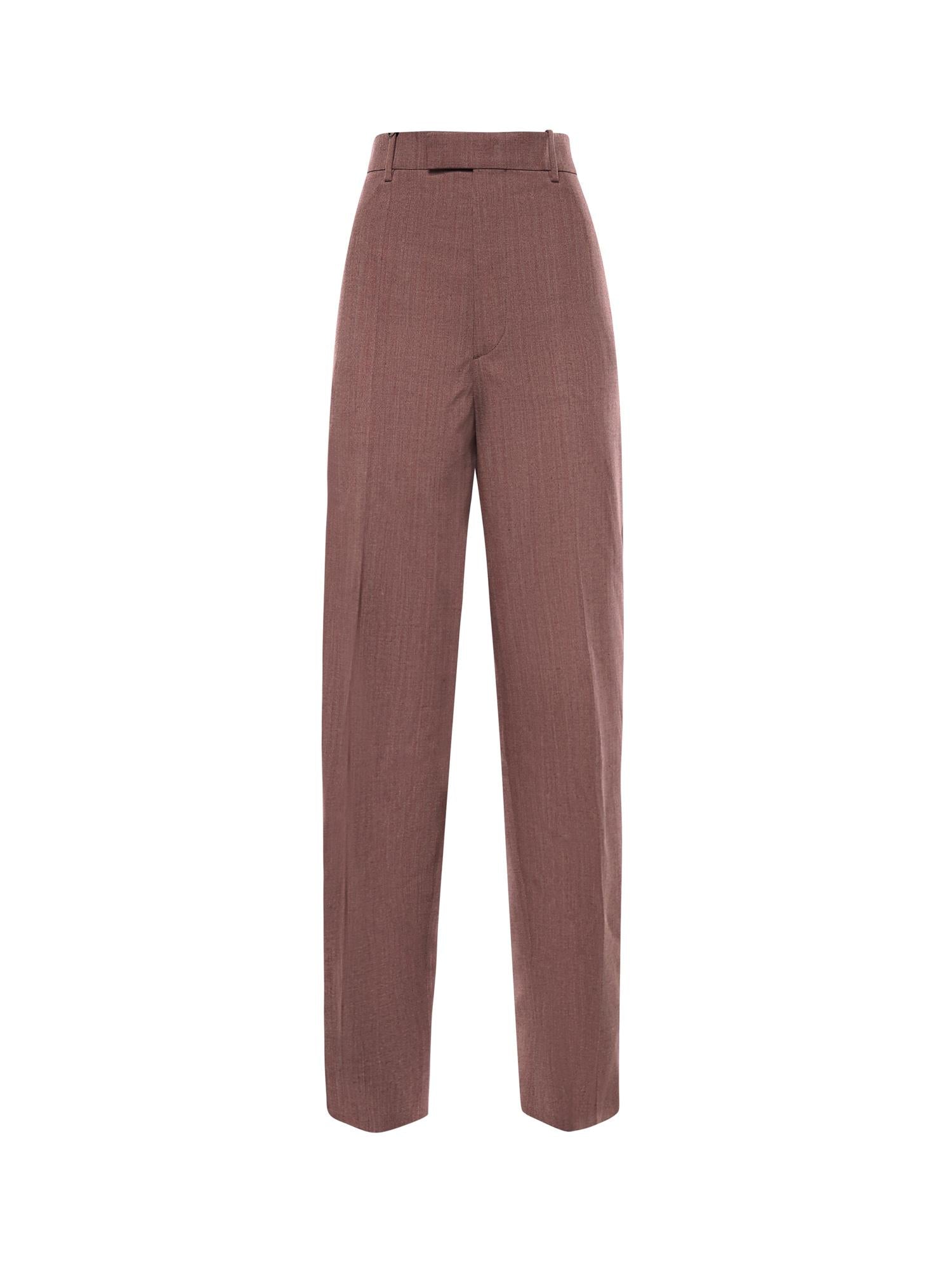 Pantaloni In Lana E Lino Bottega veneta оригінал – Купити в Україні – боковий вид