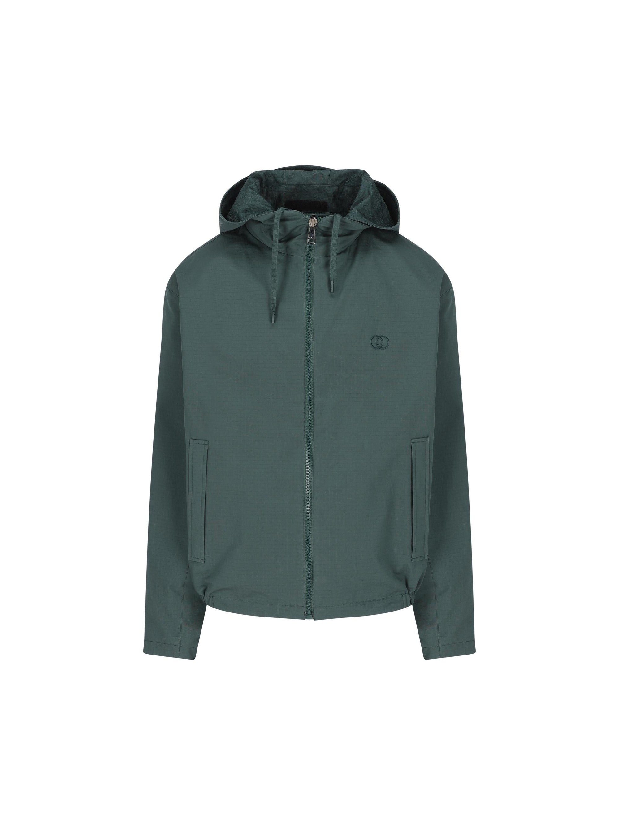 Оригінальна Reversible Cotton Jacket Gucci – боковий вид - GUCCI