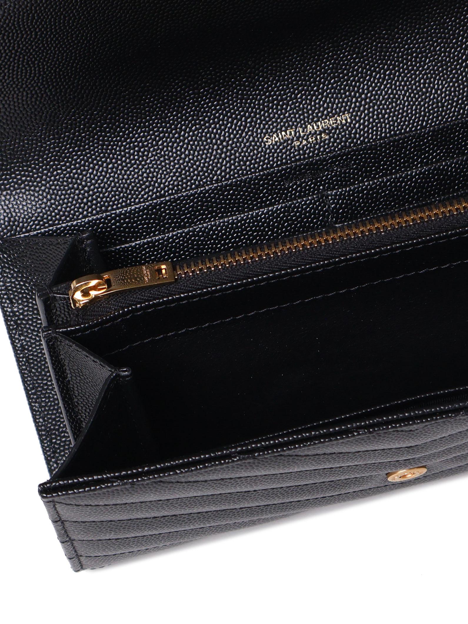 Portafoglio Monogram In Pelle Saint laurent – Гарантія оригінальності – збільшений вид