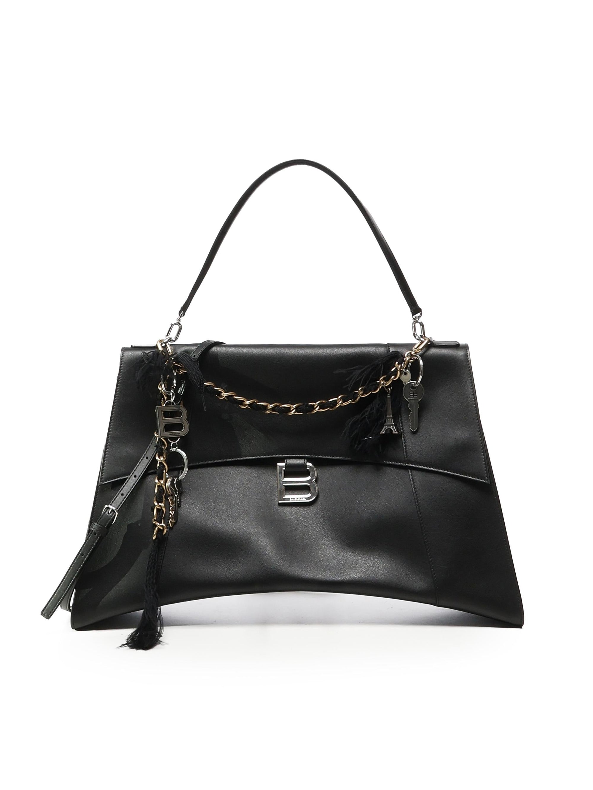 Оригінальна Borsa Hourglass Soft Grande Balenciaga – боковий вид