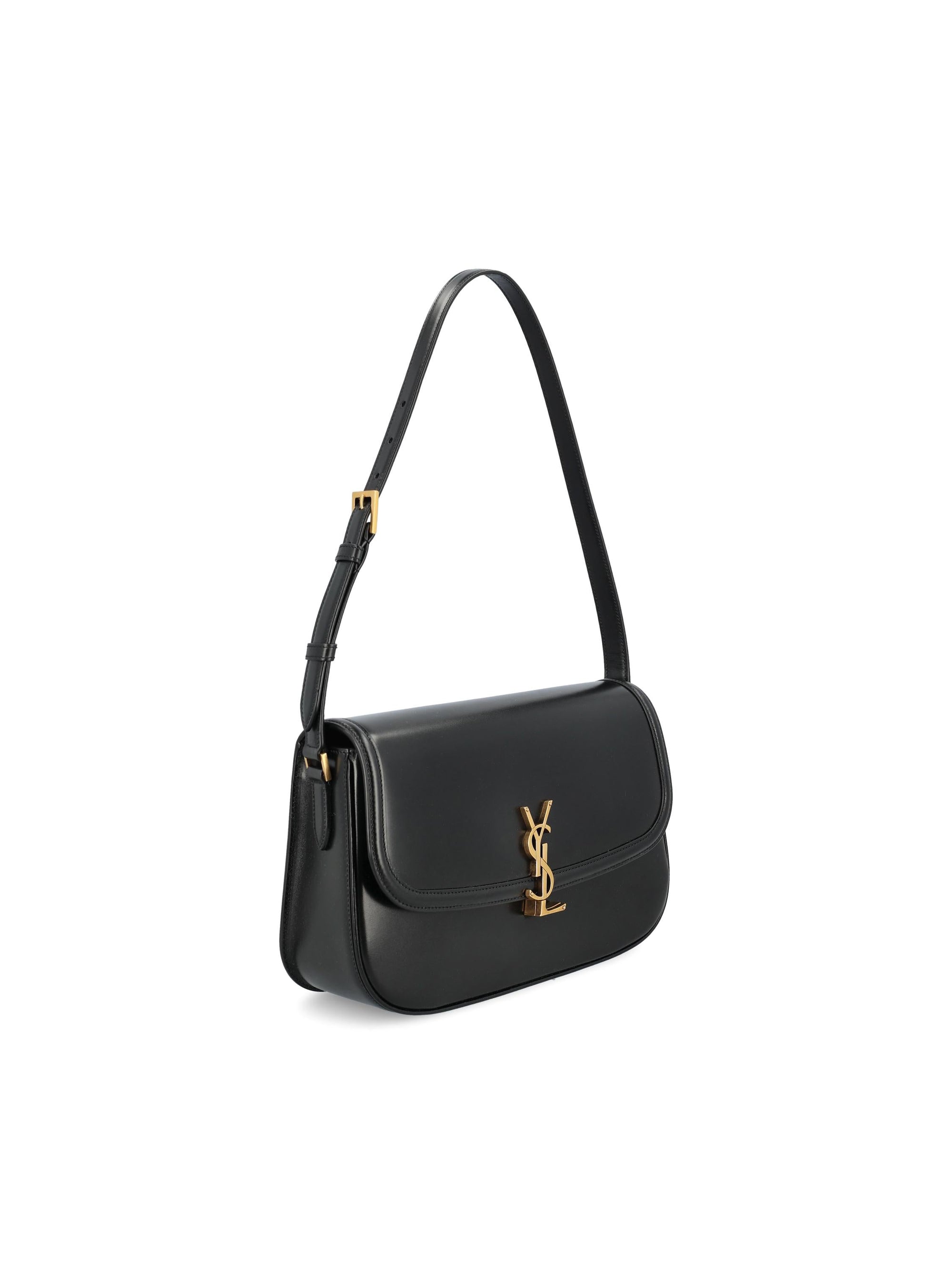 Large Solferino Leather Bag Saint laurent – Гарантія оригінальності – детальний вид
