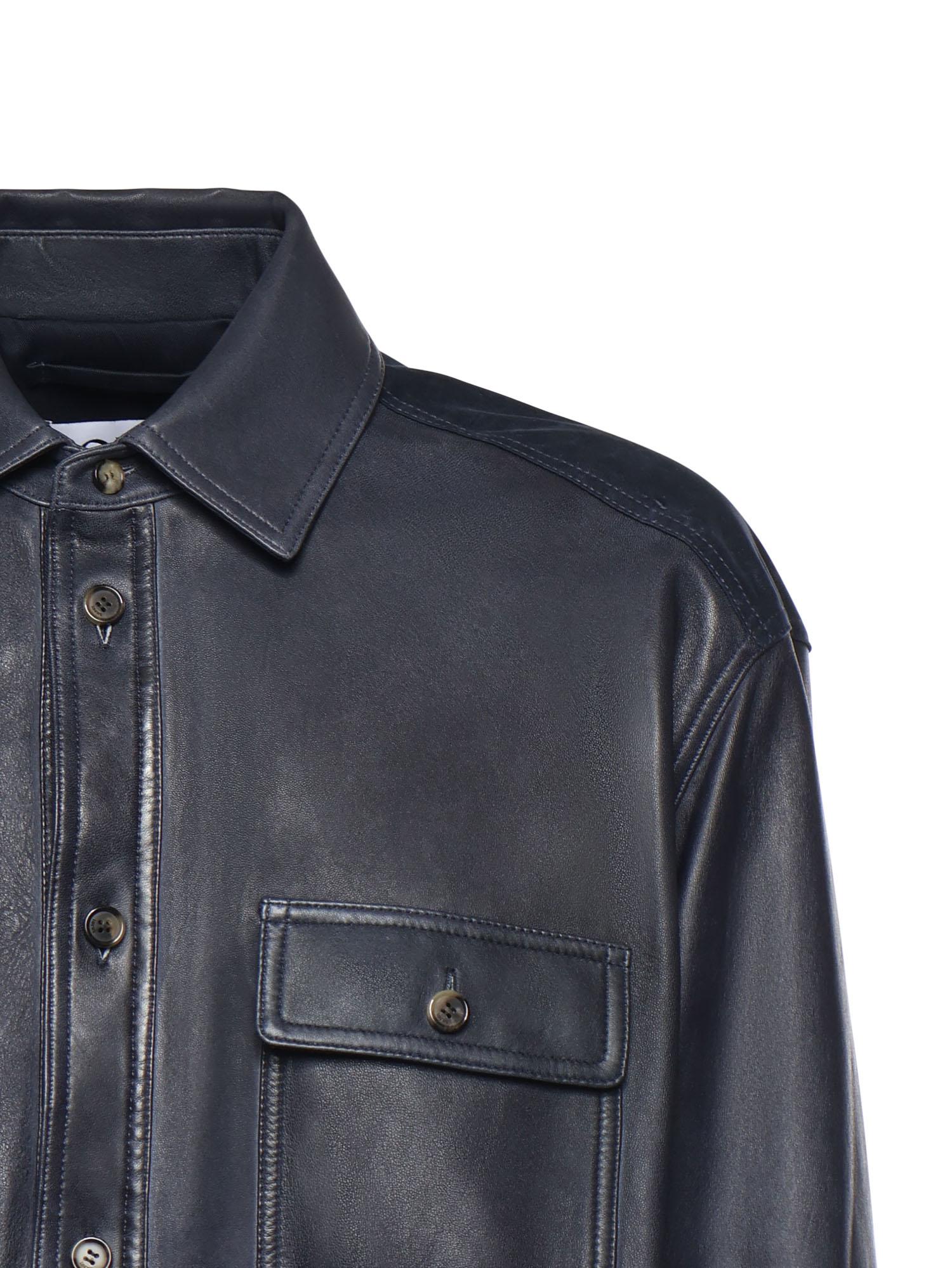 Overshirt In Nappa DI Agnello E Cotone Loewe – Гарантія оригінальності – вид ззаду