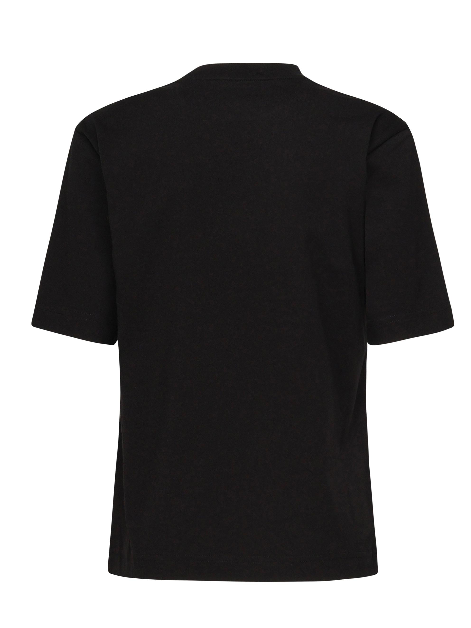 Оригінальна T-Shirt Con Patch Logato In Silicone Moncler – збільшений вид