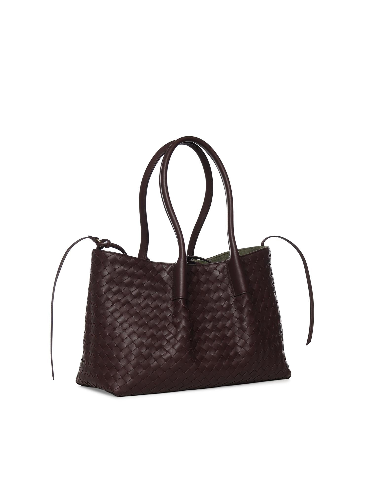 Borsa Tote Pinacoteca In Pelle Bottega veneta – Гарантія оригінальності – вид ззаду