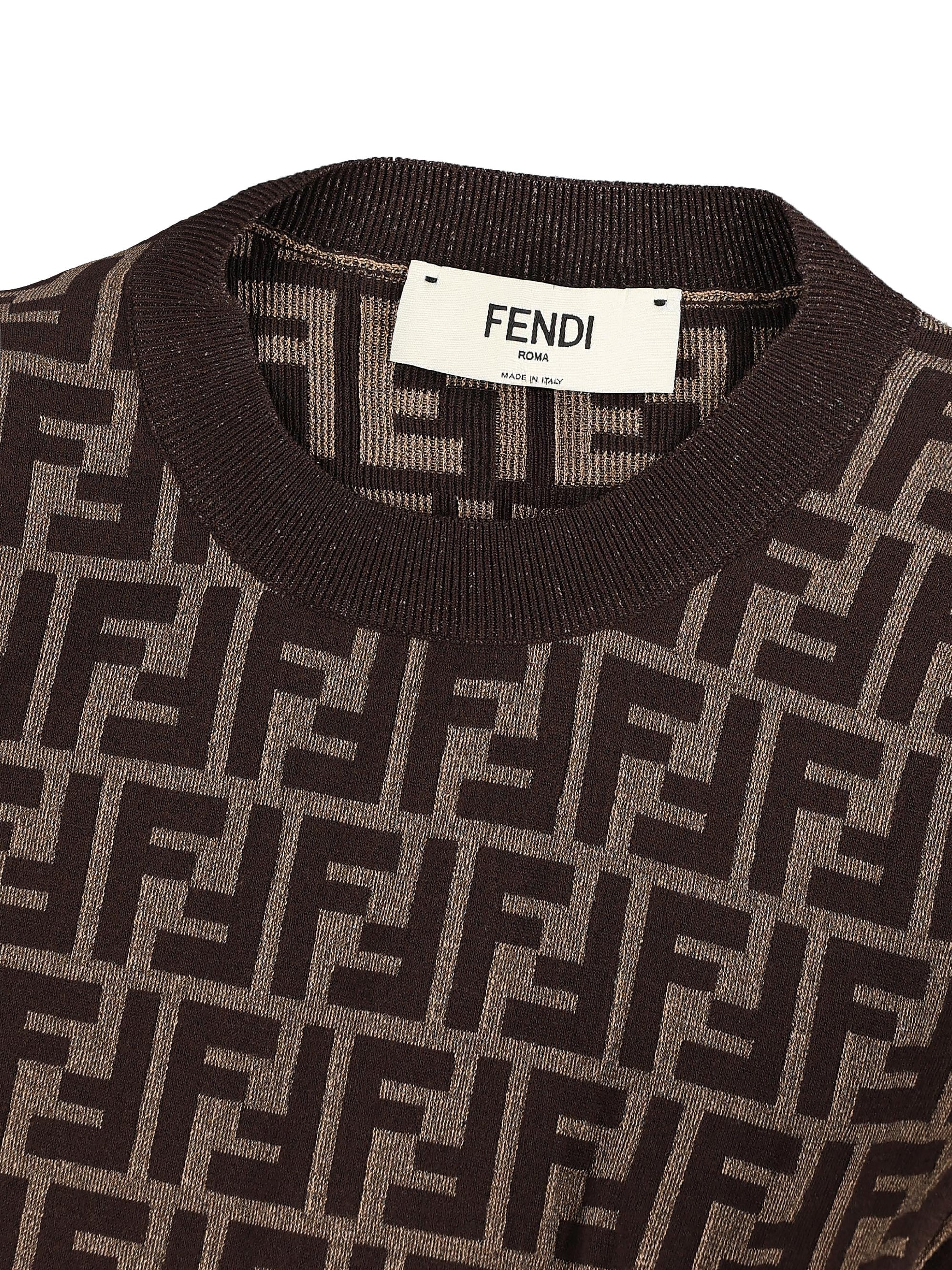 Maglia In Cotone Ff Fendi – Гарантія оригінальності – збільшений вид