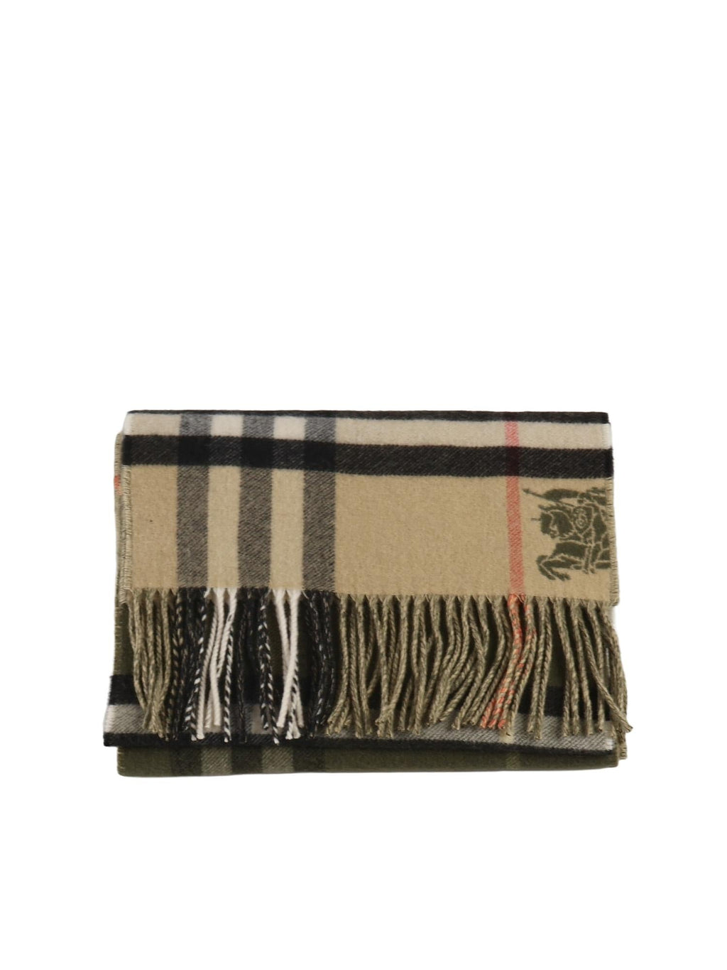 Sciarpa In Cashmere Check Double-Fce Burberry оригінал – Купити в Україні – боковий вид