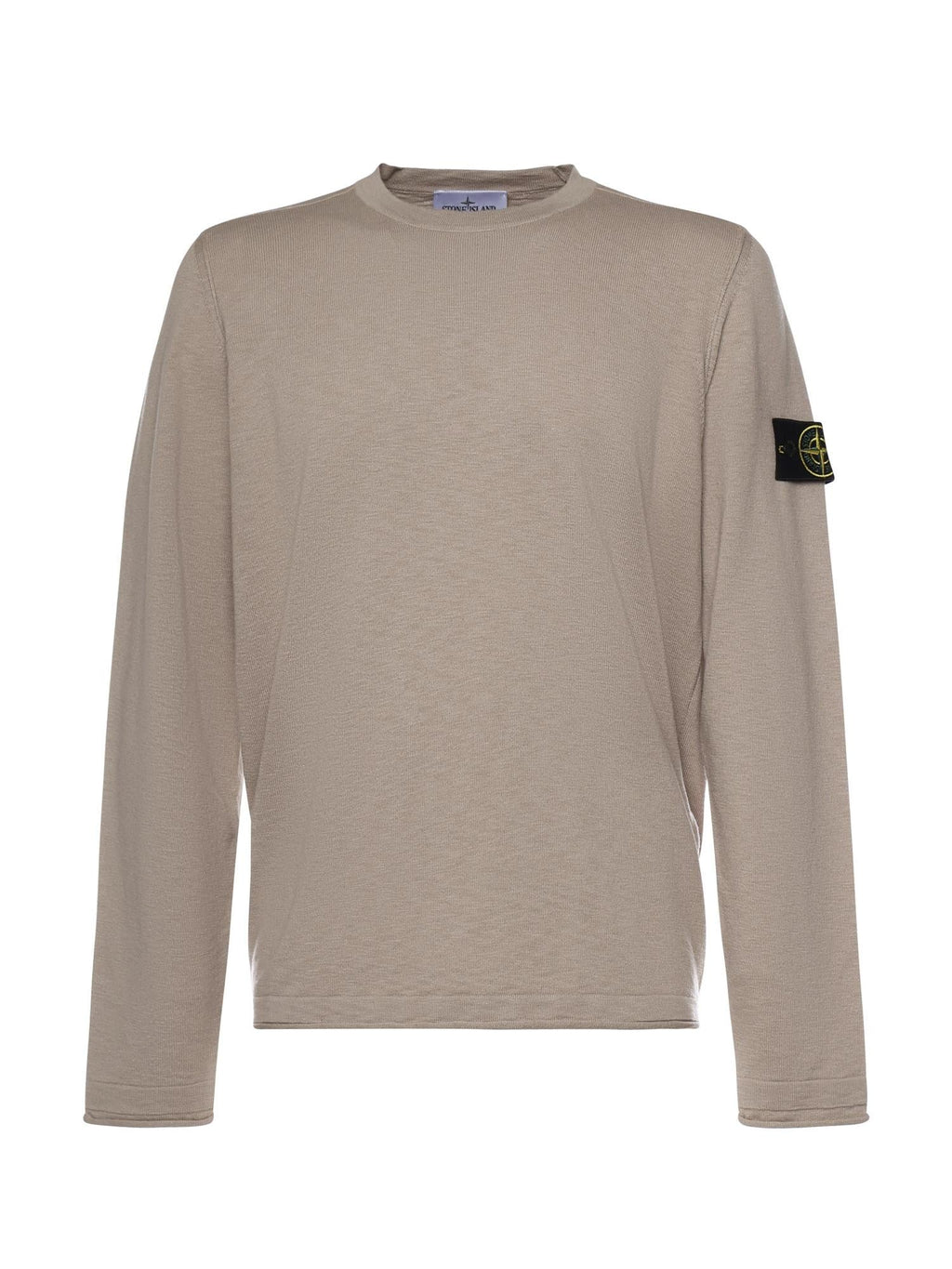 Оригінальна Maglione In Cotone E Nylon Con Logo Stone island – боковий вид